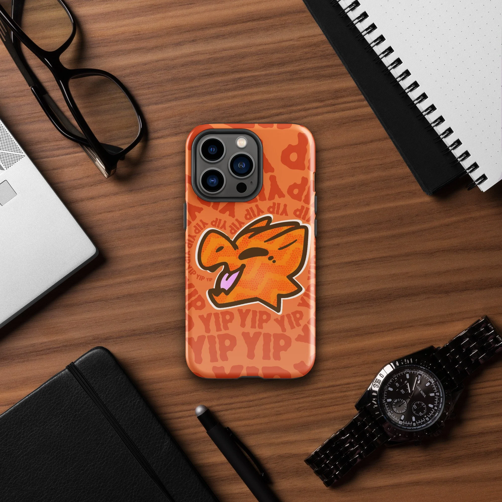 Kobold Yip! (orange) Tough Case for iPhone® - Kobold Shop