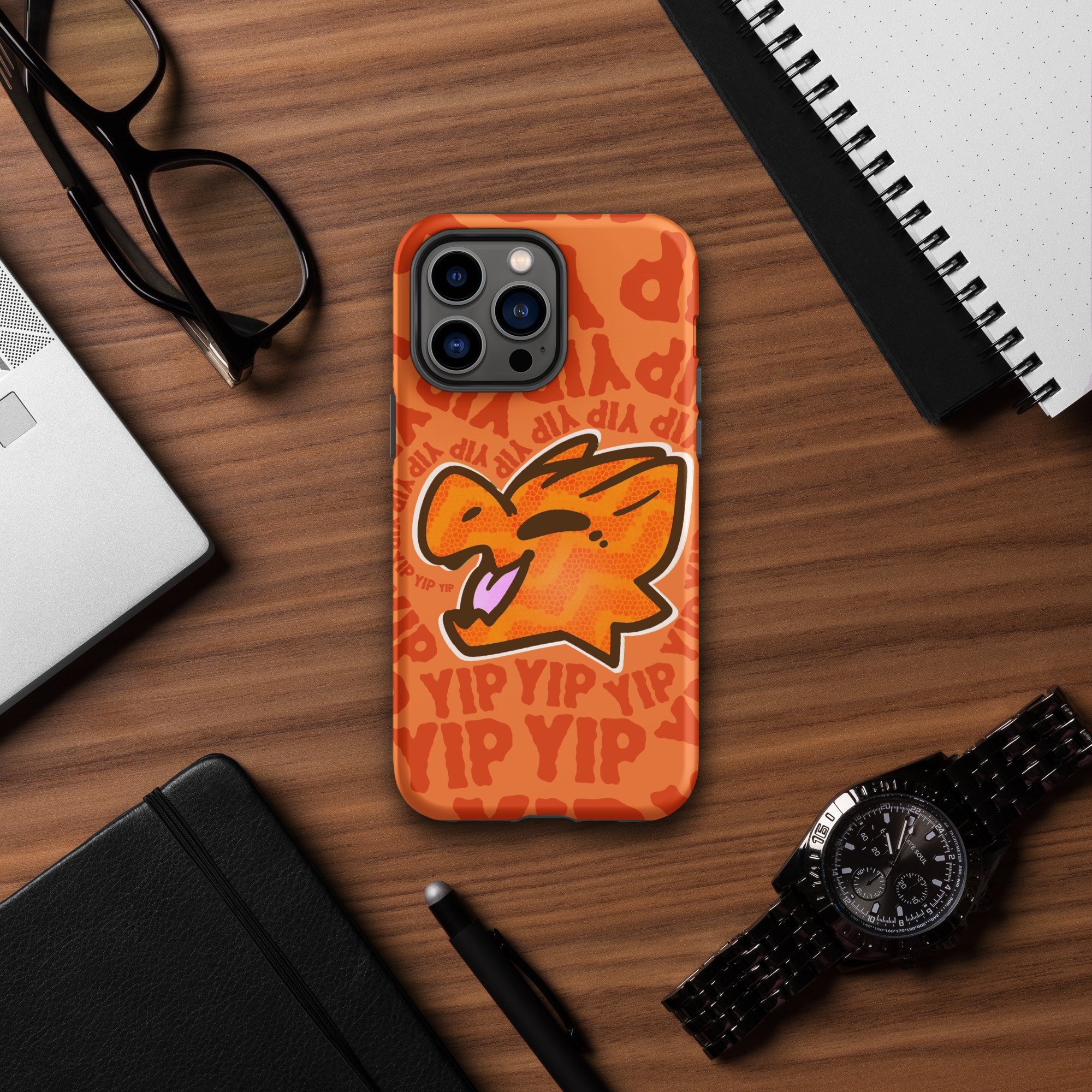Kobold Yip! (orange) Tough Case for iPhone® - Kobold Shop