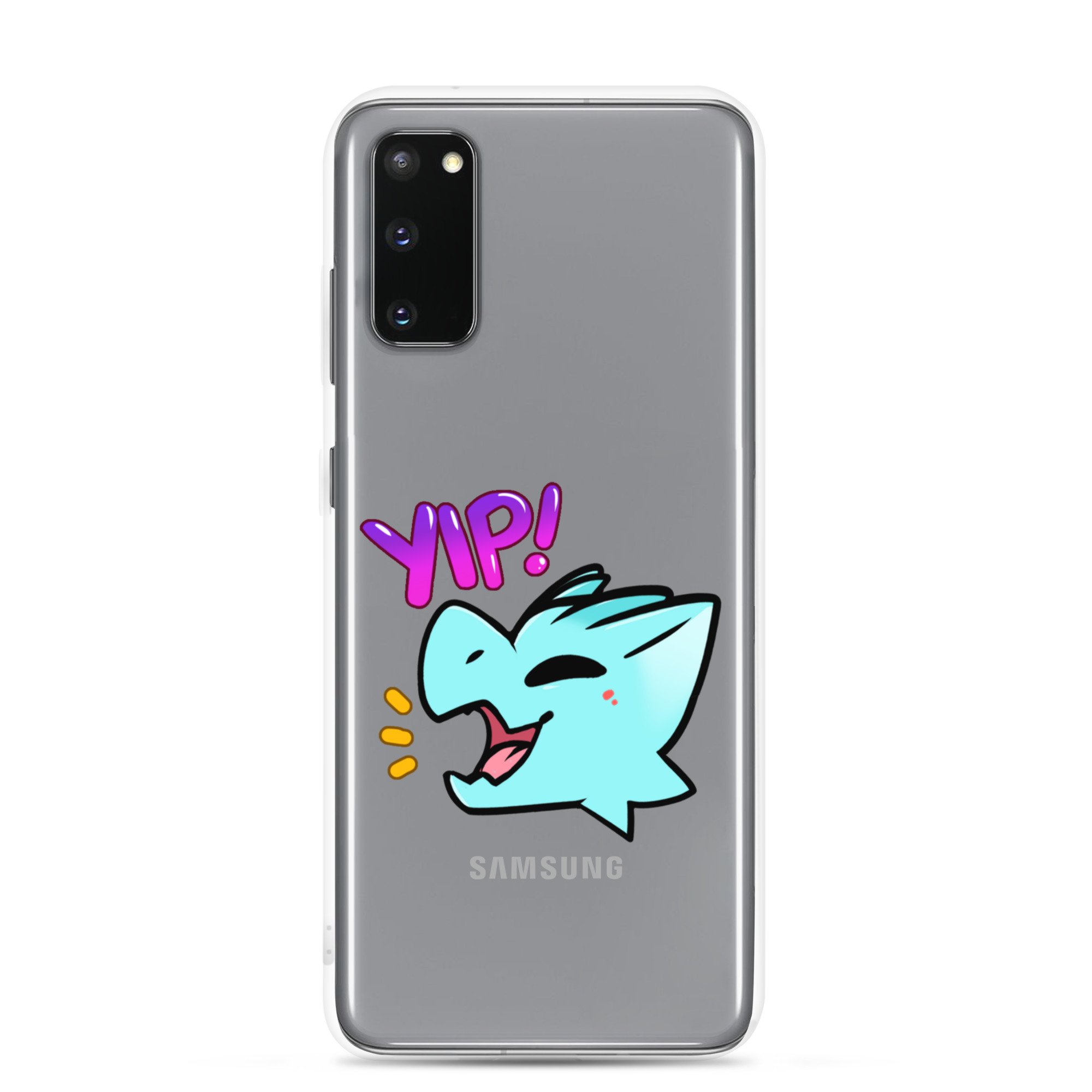 Kobold Yip! (blue) Clear Case for Samsung® - Kobold Shop