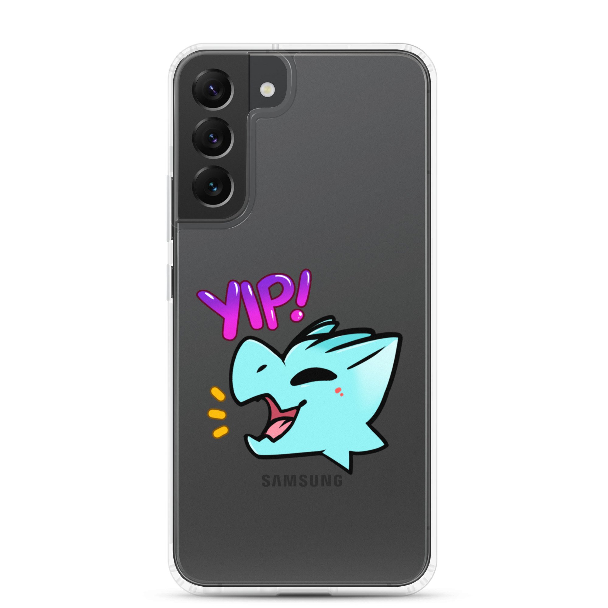 Kobold Yip! (blue) Clear Case for Samsung® - Kobold Shop