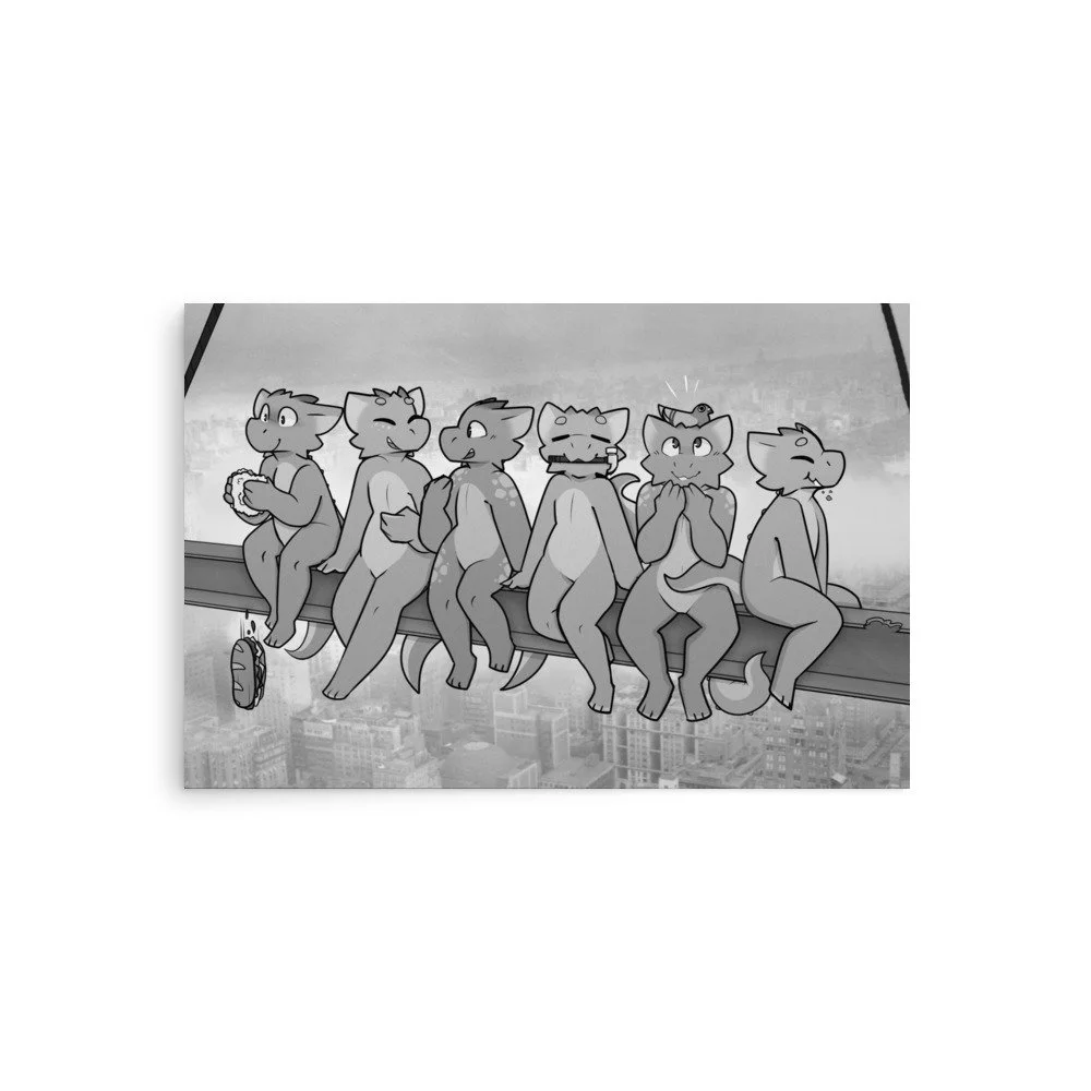 Lunch atop a Skyscraper Poster - Kobold Shop