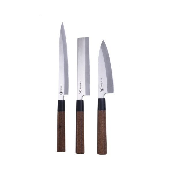 Laguiole - Set di 3 coltelli da cucina giapponesi — Coltelleria