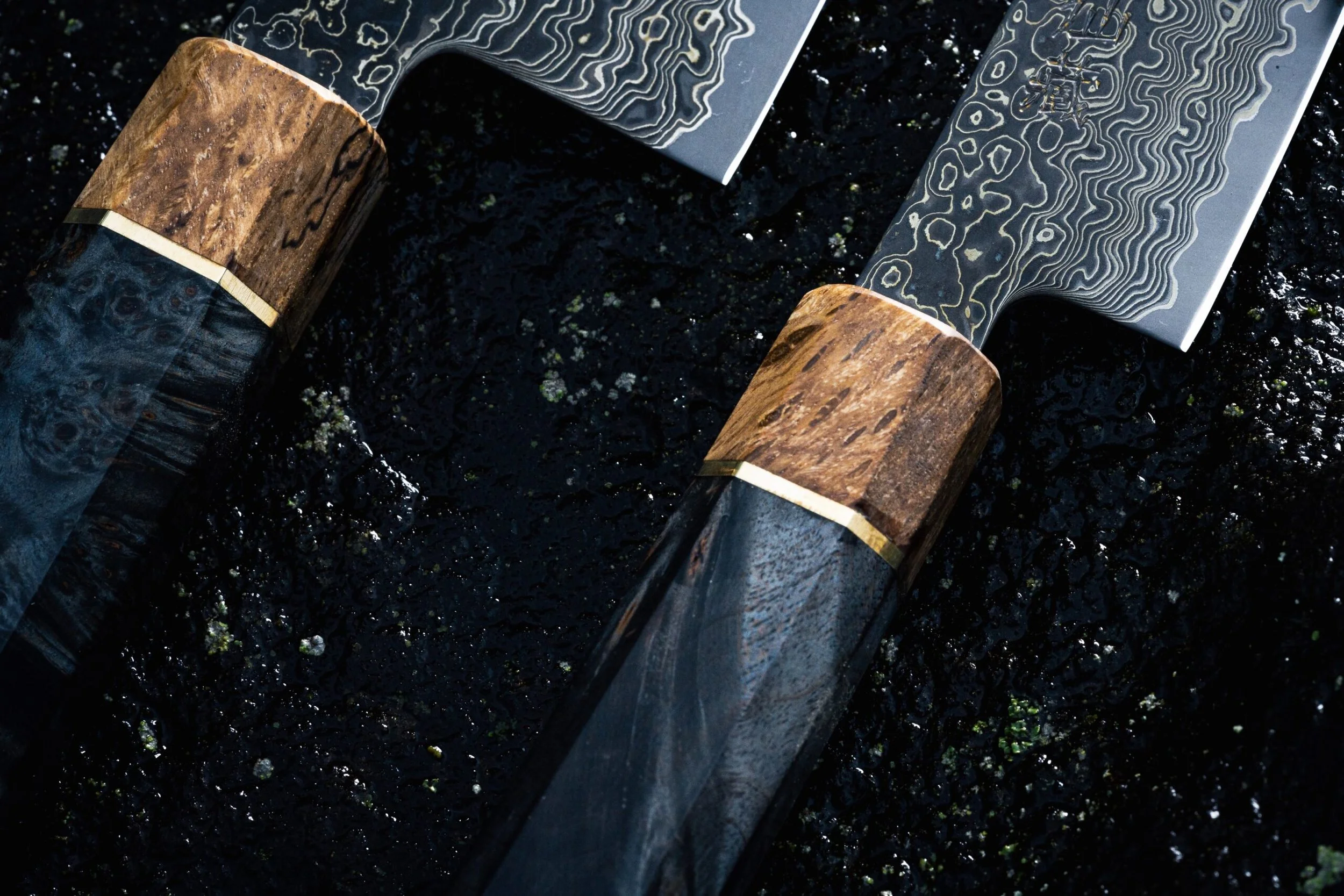 Coltello Da Pane Suncraft VG-10 Black Damascus 22cm – Lama In Acciaio Damasco 67 Strati, Manico Pakkawood