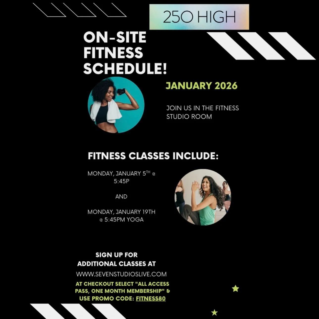New Year- same great ✨free✨ fitness classes!