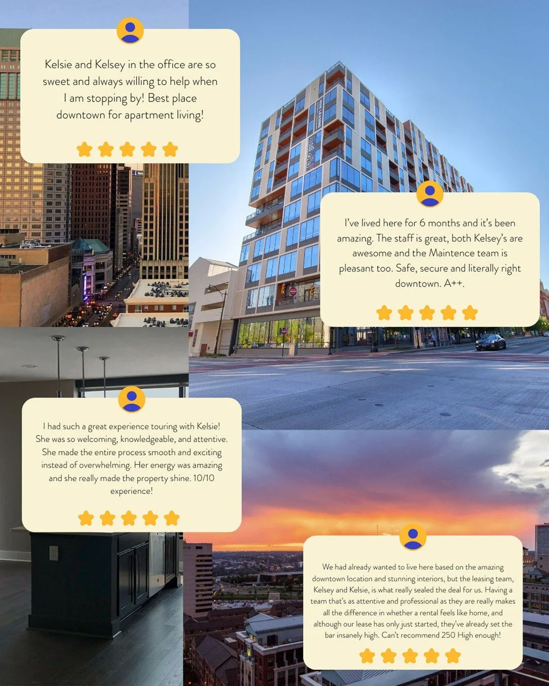 Kind words like these make our day! 🌟Thank you to our amazing residents for sharing your experience. We&rsquo;re committed to making our community feel like home &mdash; today and every day. 💞