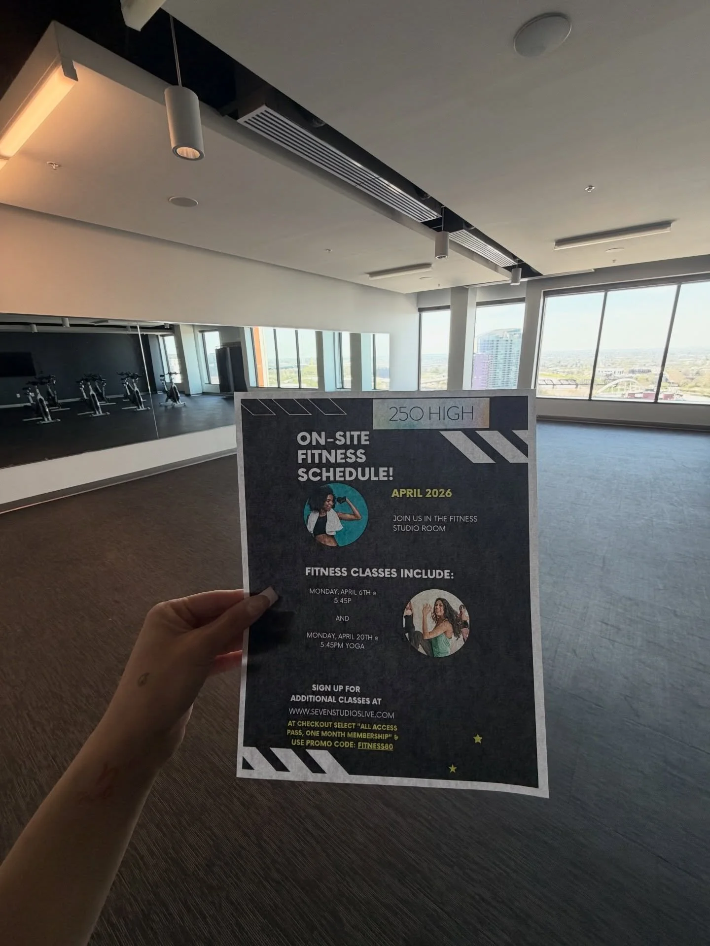 Don&rsquo;t forget about our onsite fitness classes! 
If you missed the first one, you always have time to make the second one of the month! If you join, be sure to snap a pic and tag us! 🧘