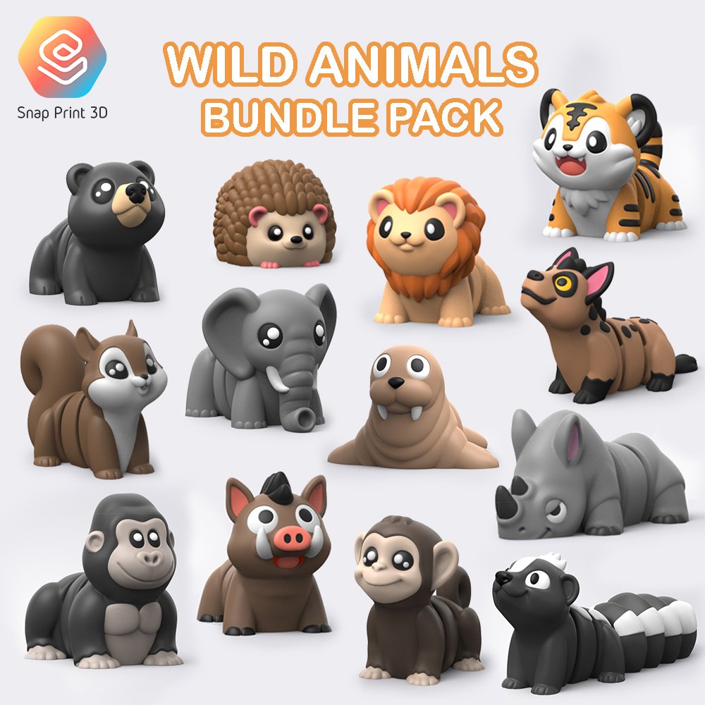 Wild Animals Bundle Pack