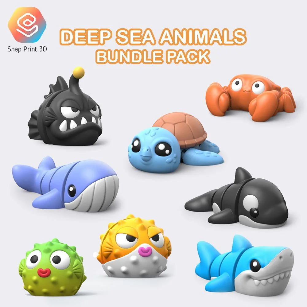 Deep Sea Animals Bundle Pack
