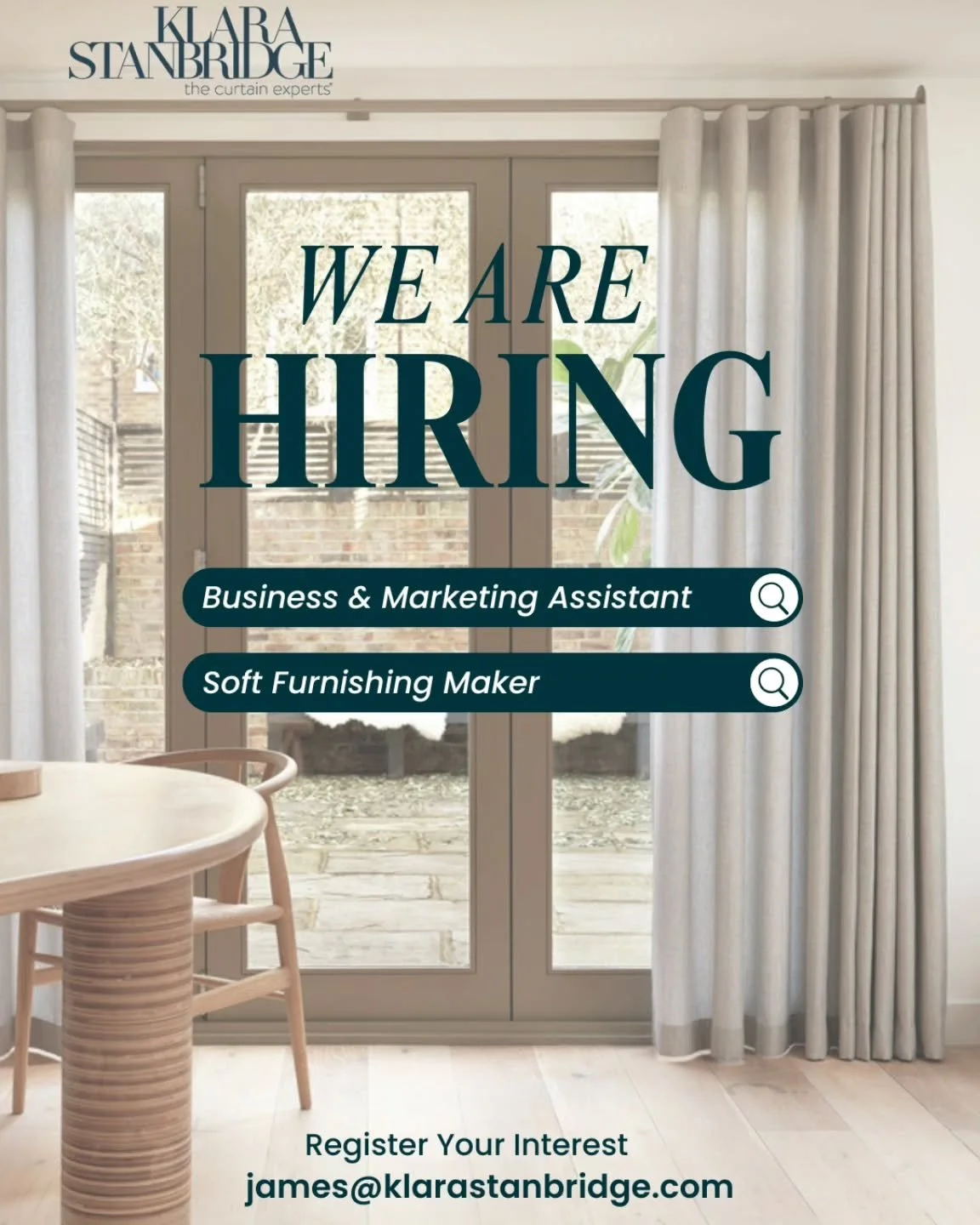 📢 WE ARE HIRING 📢

I'm delighted to announce we are expanding our amazing team of experts as our renowned reputation for quality and service continues to grow. 

We are looking for passionate and self-motivated individuals looking to forge a career