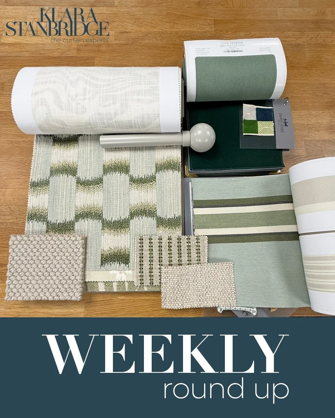 Weekly Round Up✨

From the softest silks to the richest velvets, our curated selection of fabrics brings elegance and texture.

Swipe through from Monday to Friday and let us know which one is your favourite?

#KlaraStanbridge #Fabrics #WeeklyRoundup