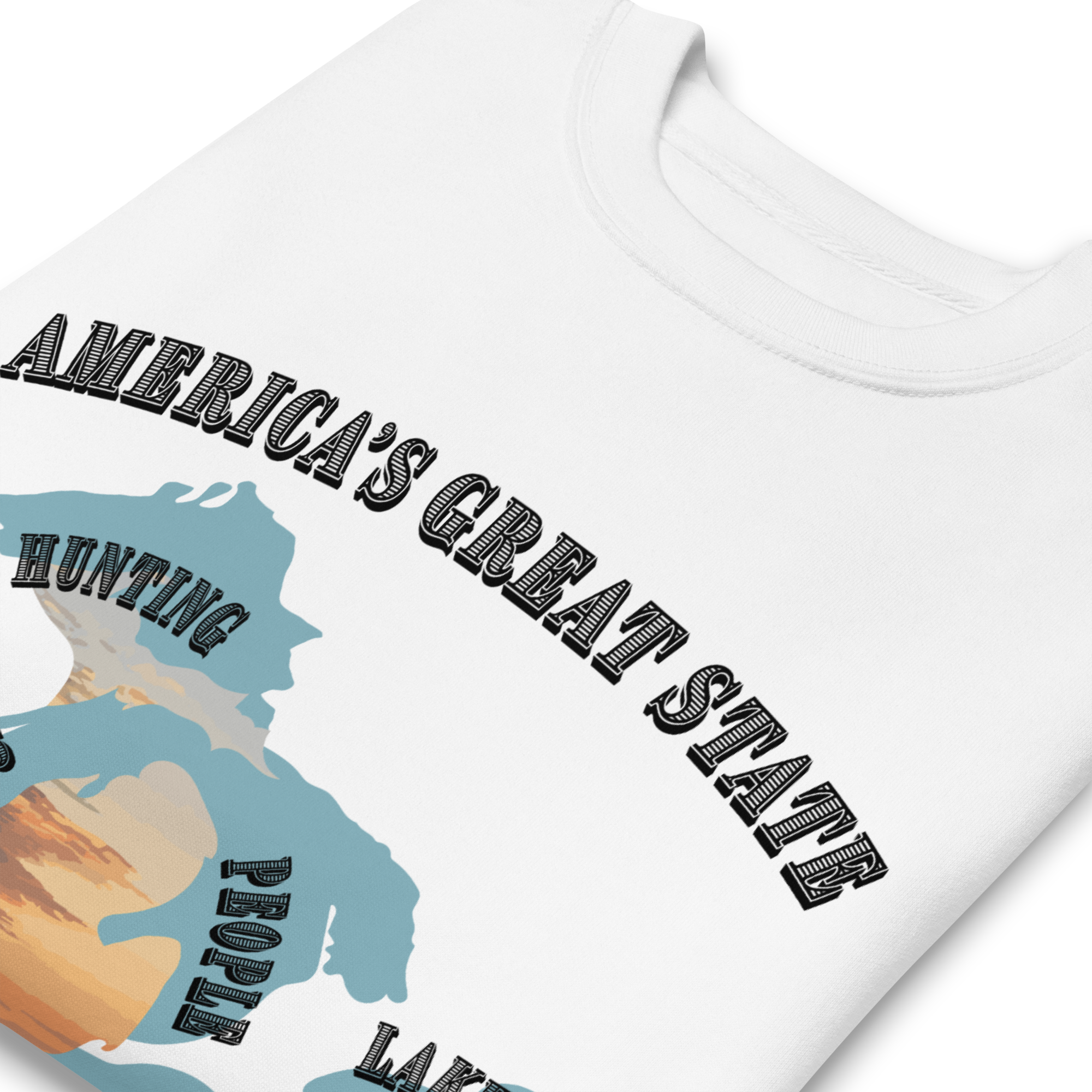 Michigan Magic Great State Sweatshirt White 2