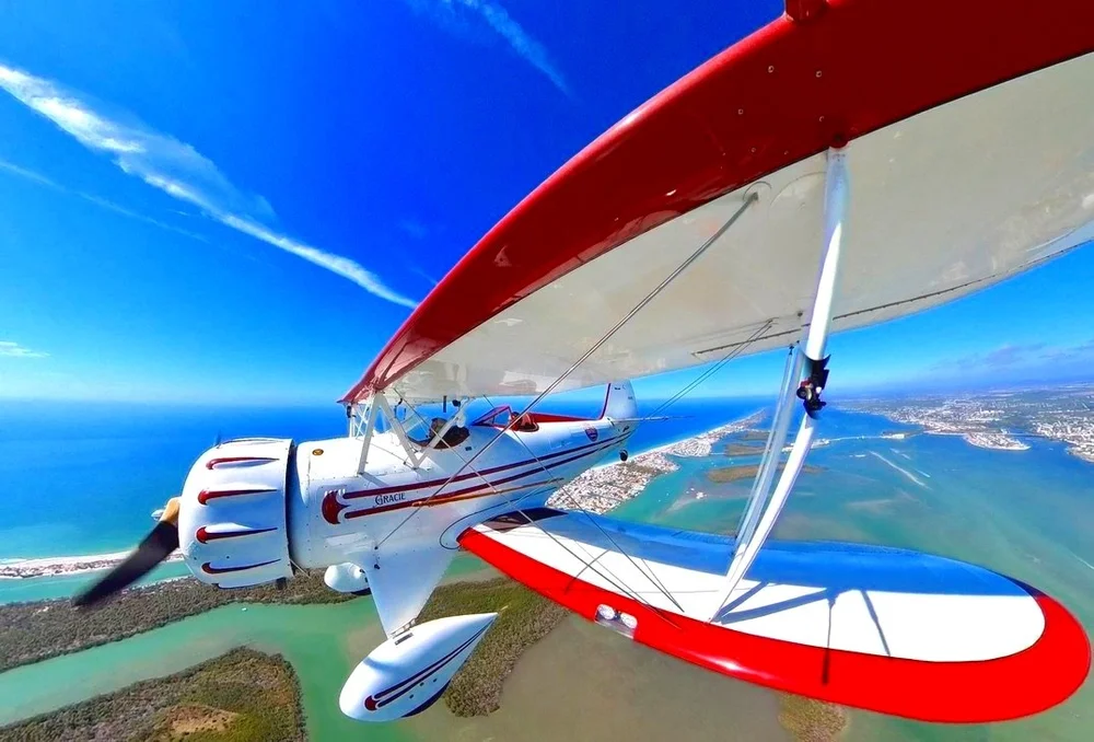 See Southwest Florida from an Open Cockpit | Suncoast Biplanes