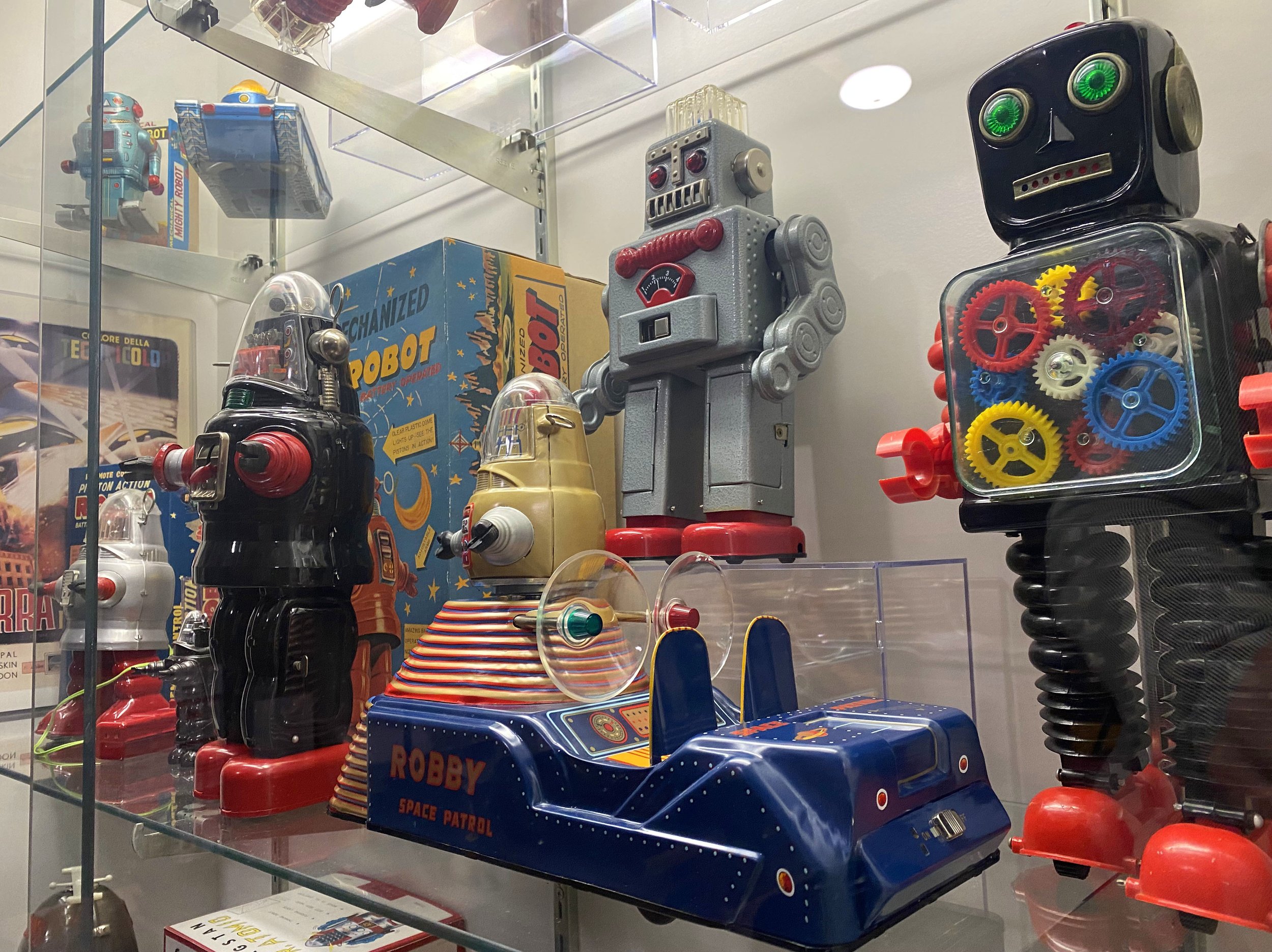 Tin robots and space toys collection