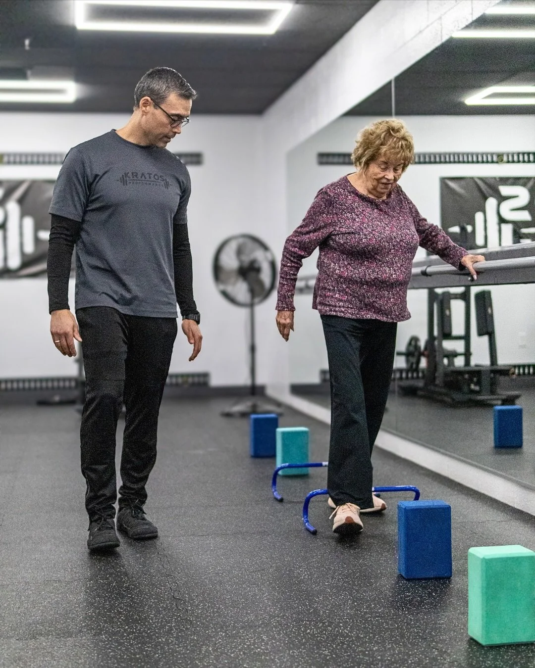 At 88 years young you can still make progress!
Marilyn has seen BIG improvements in her balance, mobility, and confidence! Working with @koreykollasch for over and year and she is WAY less reliant on her walker and moving better overall! Keep up the 