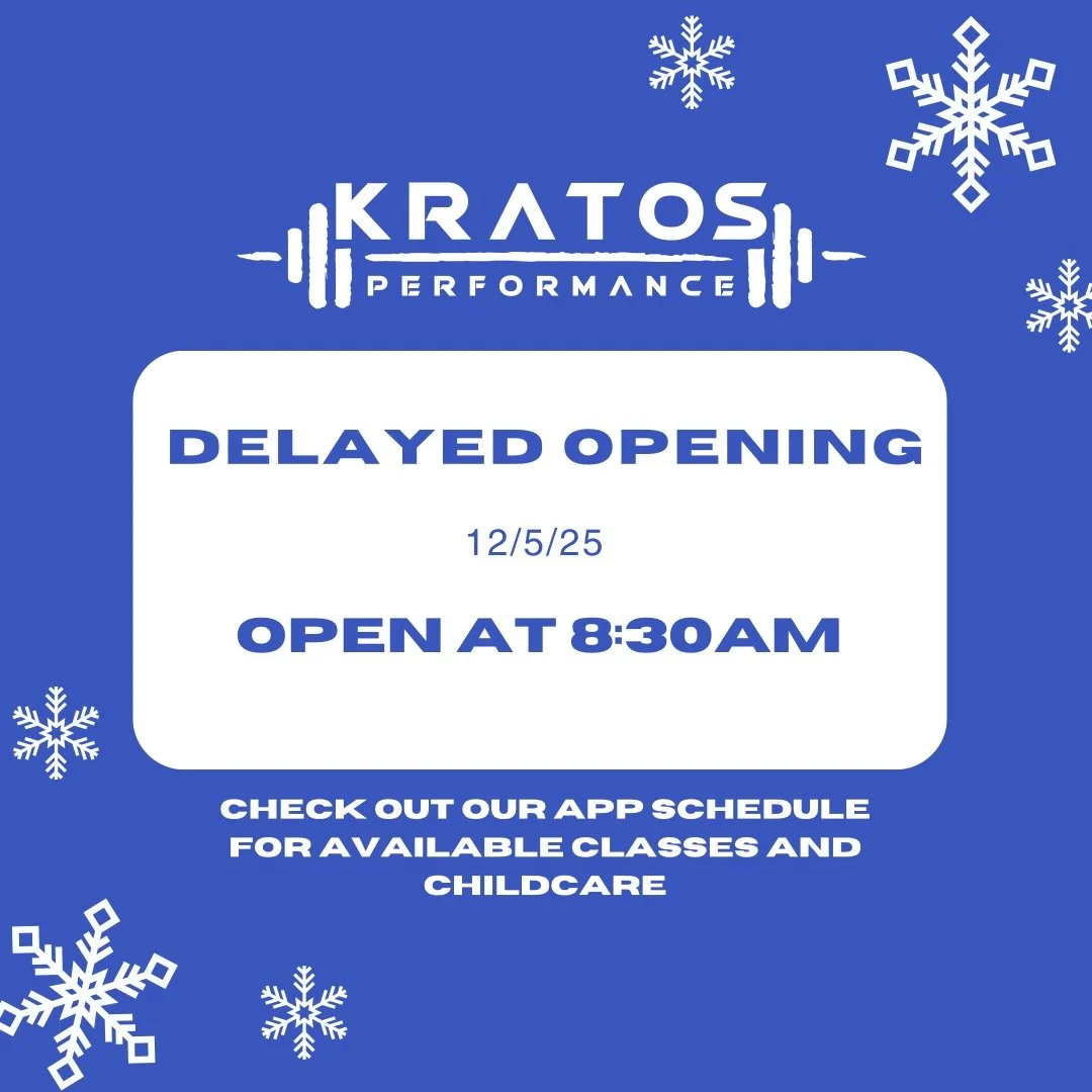 ❄️ Hope to see everyone between 8:30a-7:00p tomorrow ❄️ 

We&rsquo;ll update to story and Kratos app if anything changes
