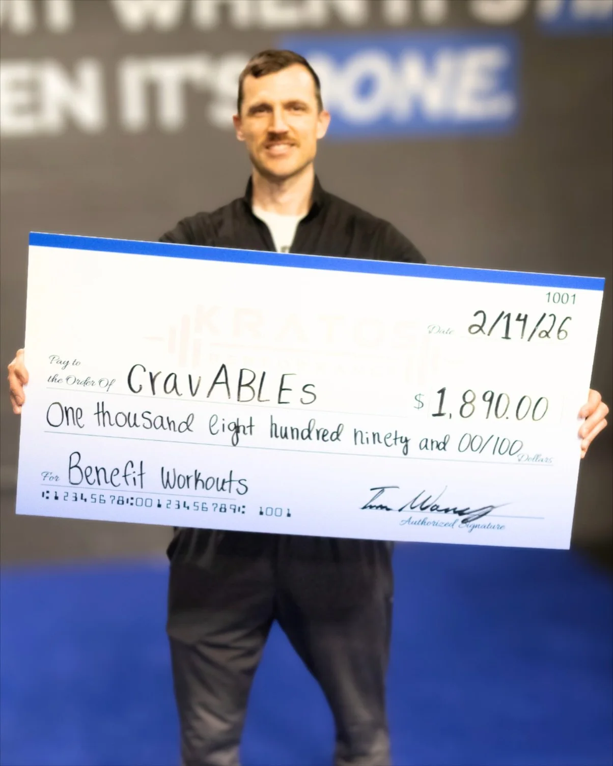 Thanks to our Kratos fam we were able to raise $1890 for @craveables_lyh and the amazing opportunities that they provide 🙌🔥 

Our next sweat for a cause event will be 5/2/26 so mark your calendars! 

If you like marathons, triathlons, Hyrox, or jus