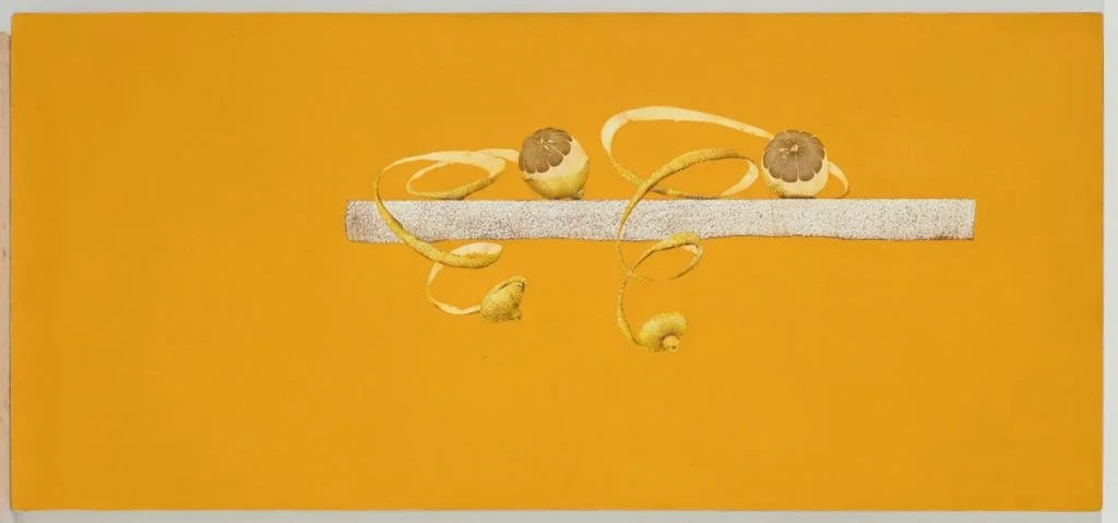 "Yellow Lemon" 2016, 55x120, Öl auf Leinwand 