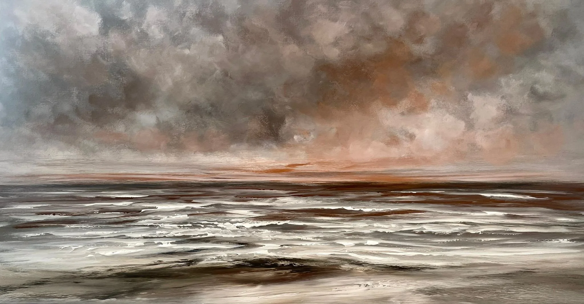 "Ostsee"  170x100, Acryl auf Leinwand 