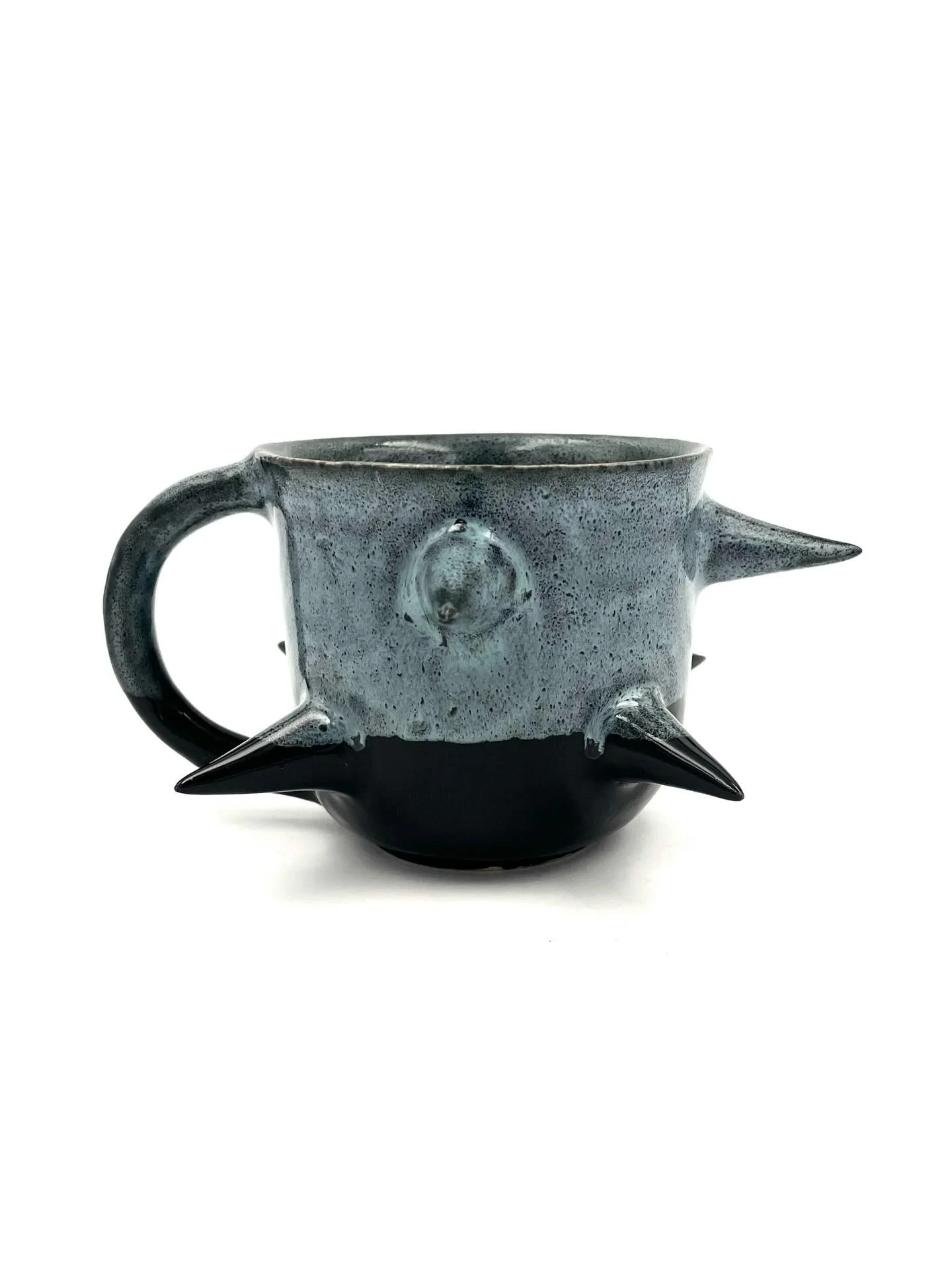 Morning Star Mug - Black & Ocean Blue