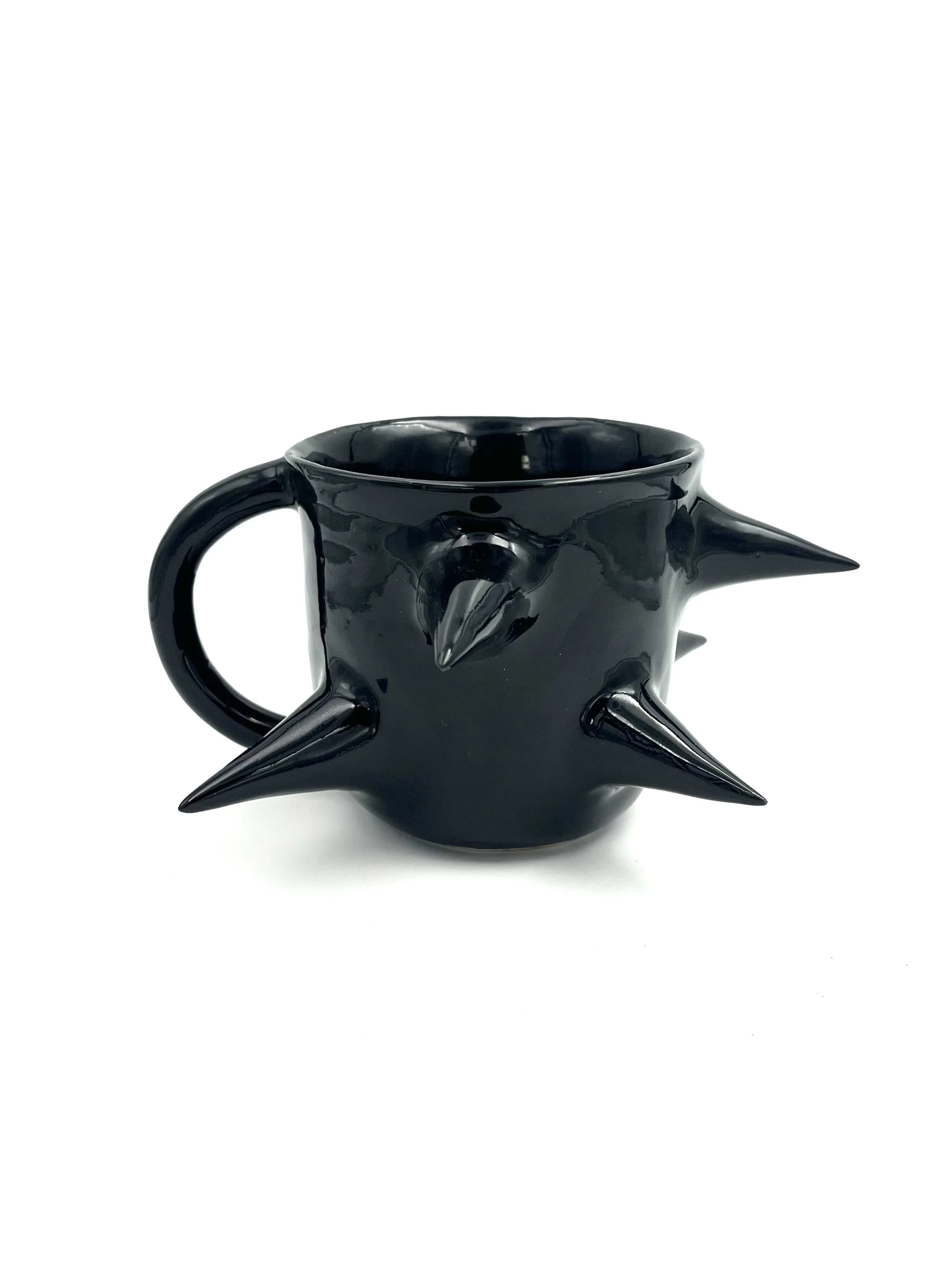 Morning Star Mug - Black (Sharp Spikes)