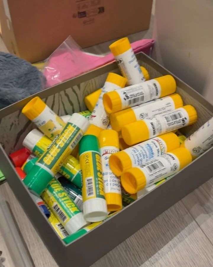GRATEFUL! We spent a good portion of this summer organizing the latest donation haul! Thank you to all for the ongoing support. More to come this month! DM if you have any supplies in need of a new home 
📏 ✏️ 📝 ❤️
