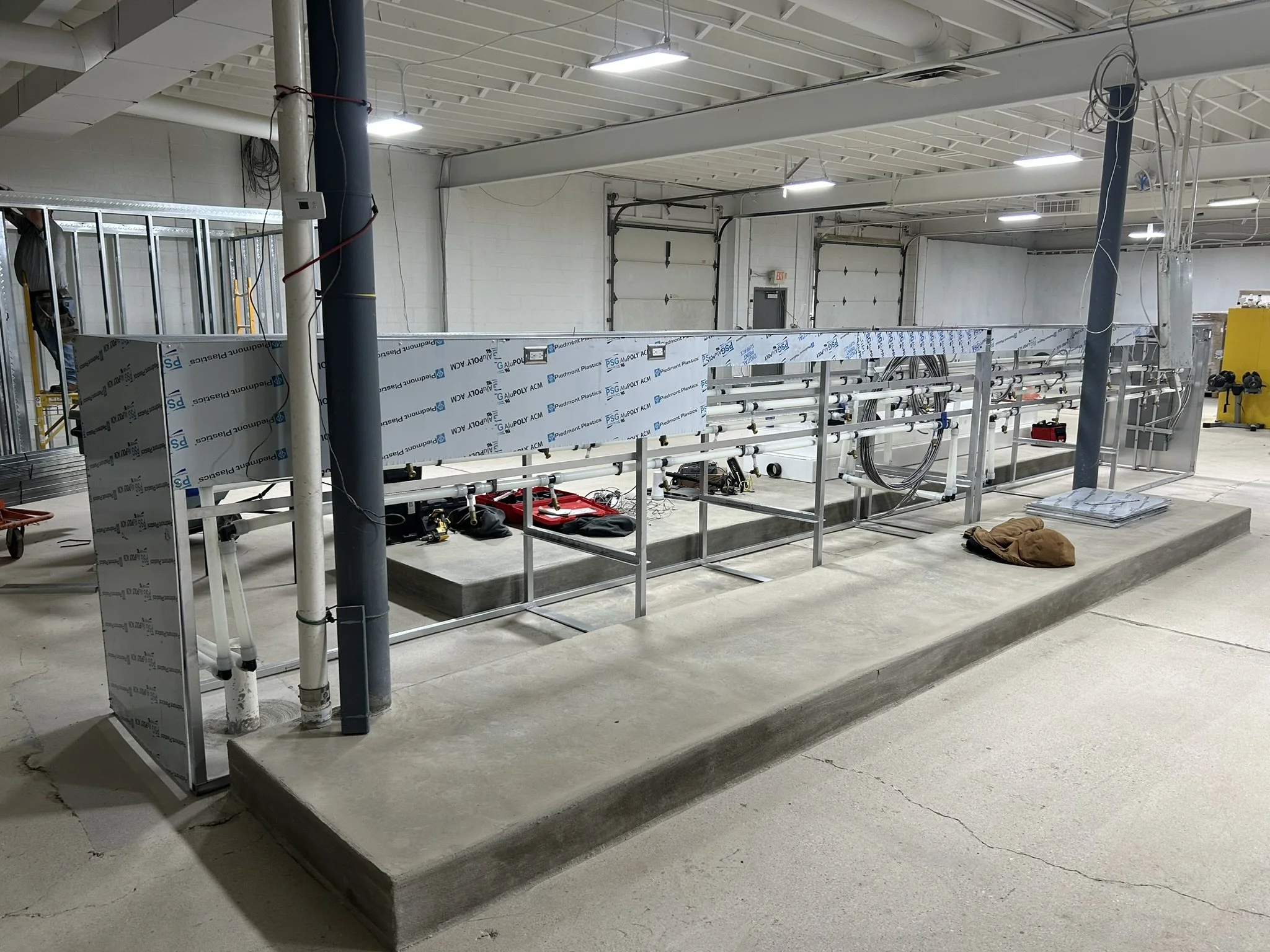 A fantastic OPL Facility about to be installed, with the beautiful, custom, Double-Water-Loop Freedom Bulkhead!