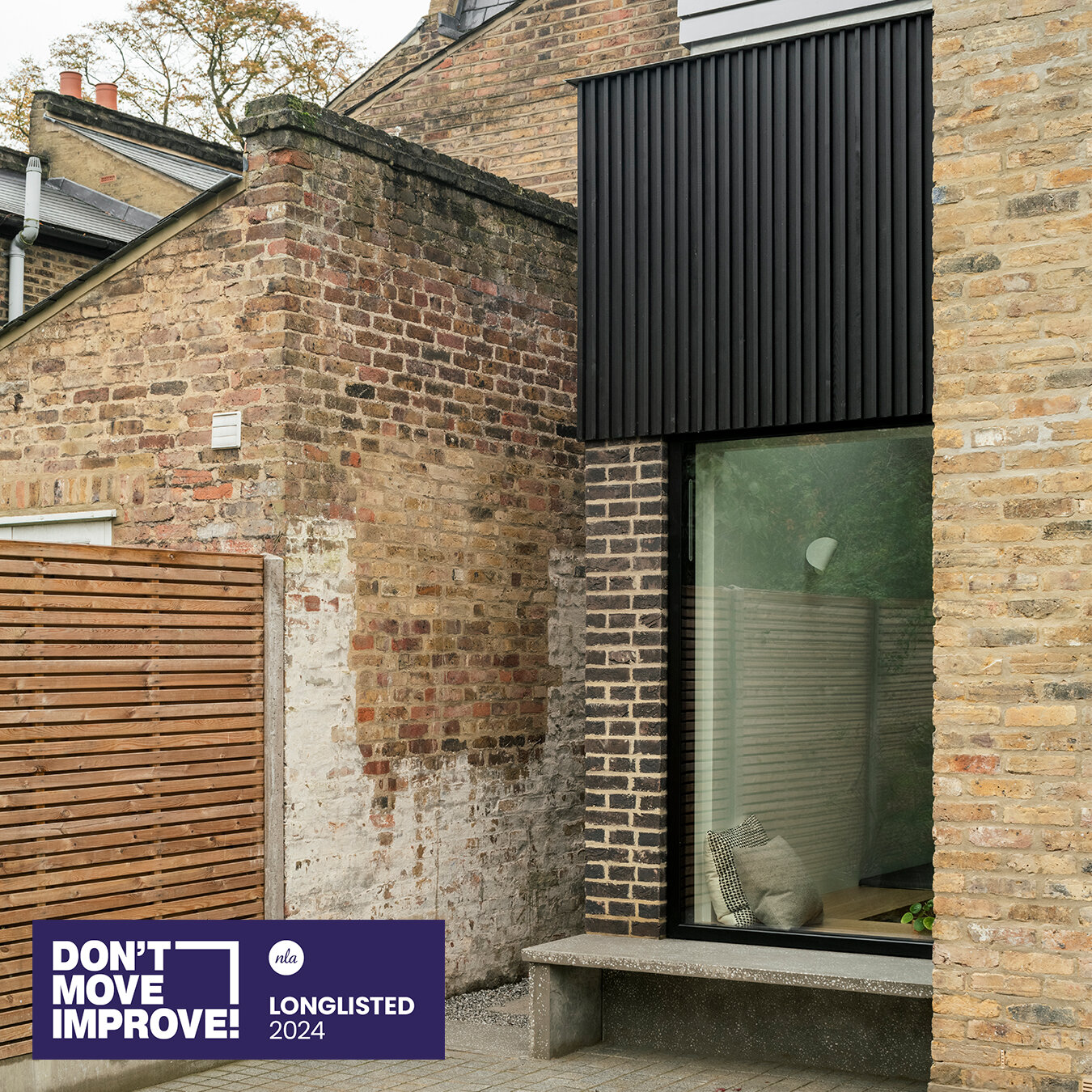We're proud to announce A Mended House in Stoke Newington has been longlisted by Don't Move, Improve! 2024, @nlalondon's annual competition and programme celebrating the best homes being redesigned in London.

It has been selected alongside Hillside 