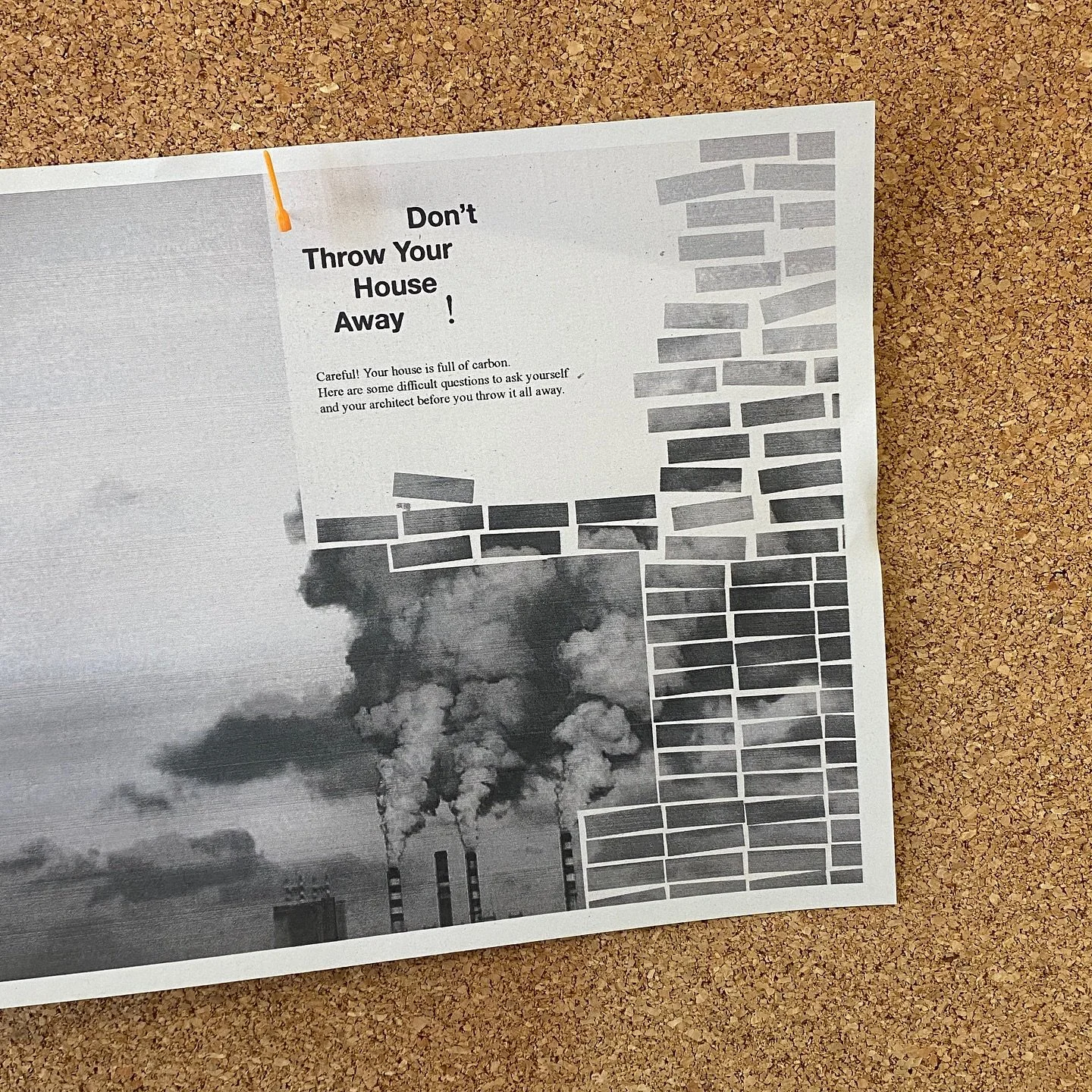 Don&rsquo;t throw your house away! 🚮

The walls of our office are currently pasted with pages from our @riba research progress. We&rsquo;ve been busy working on a guide to help homeowners identify the carbon that is already embodied carbon in their 
