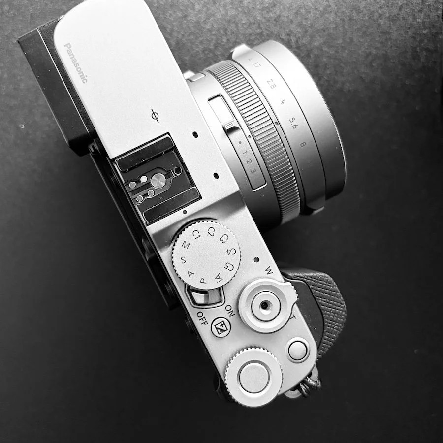 Top view of the LUMIX L10