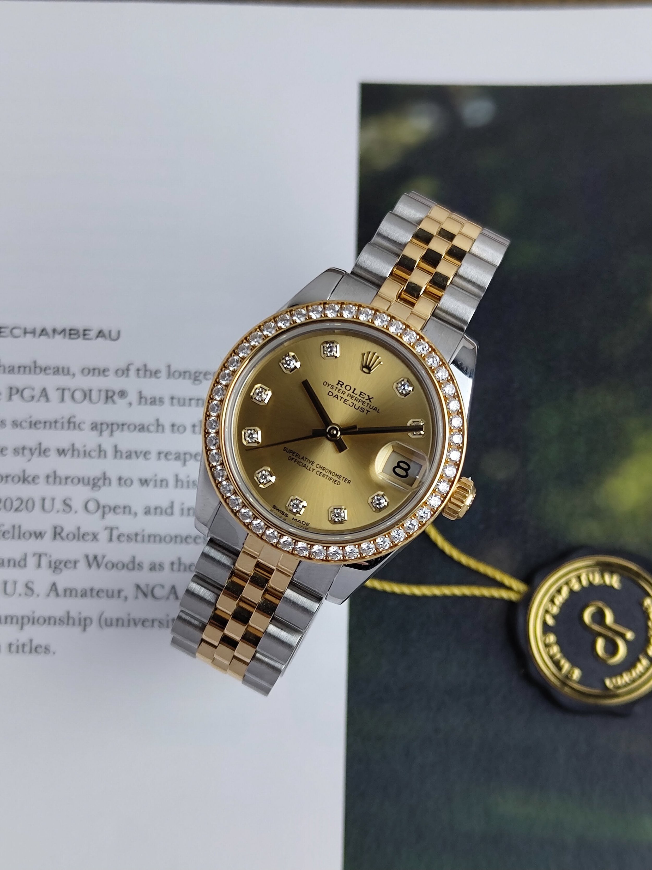 Datejust 31 Champagne Dial with Diamonds (2018)