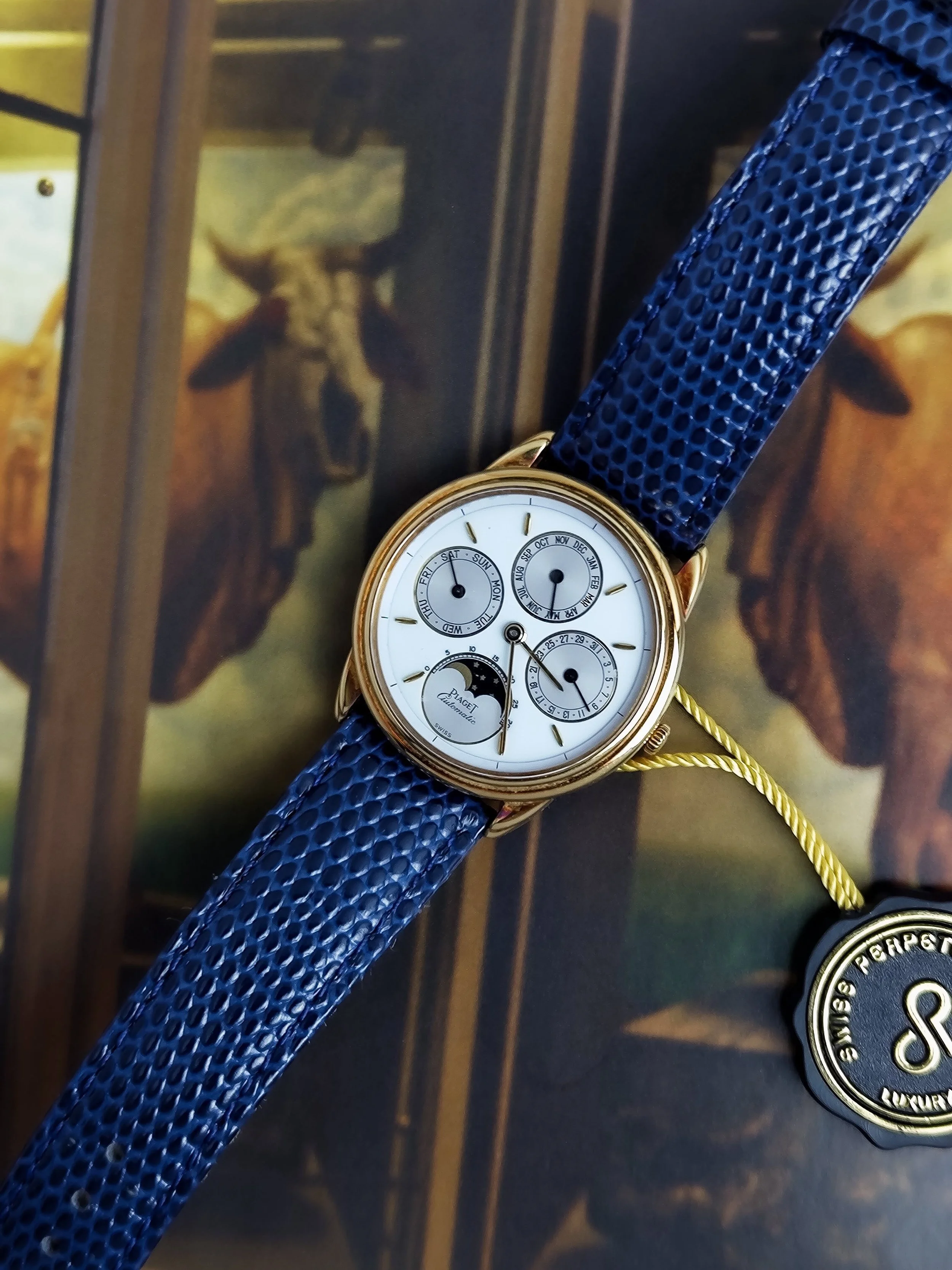 Piaget - Gouverneur Moonphase Triple Calendar (1985-1990)