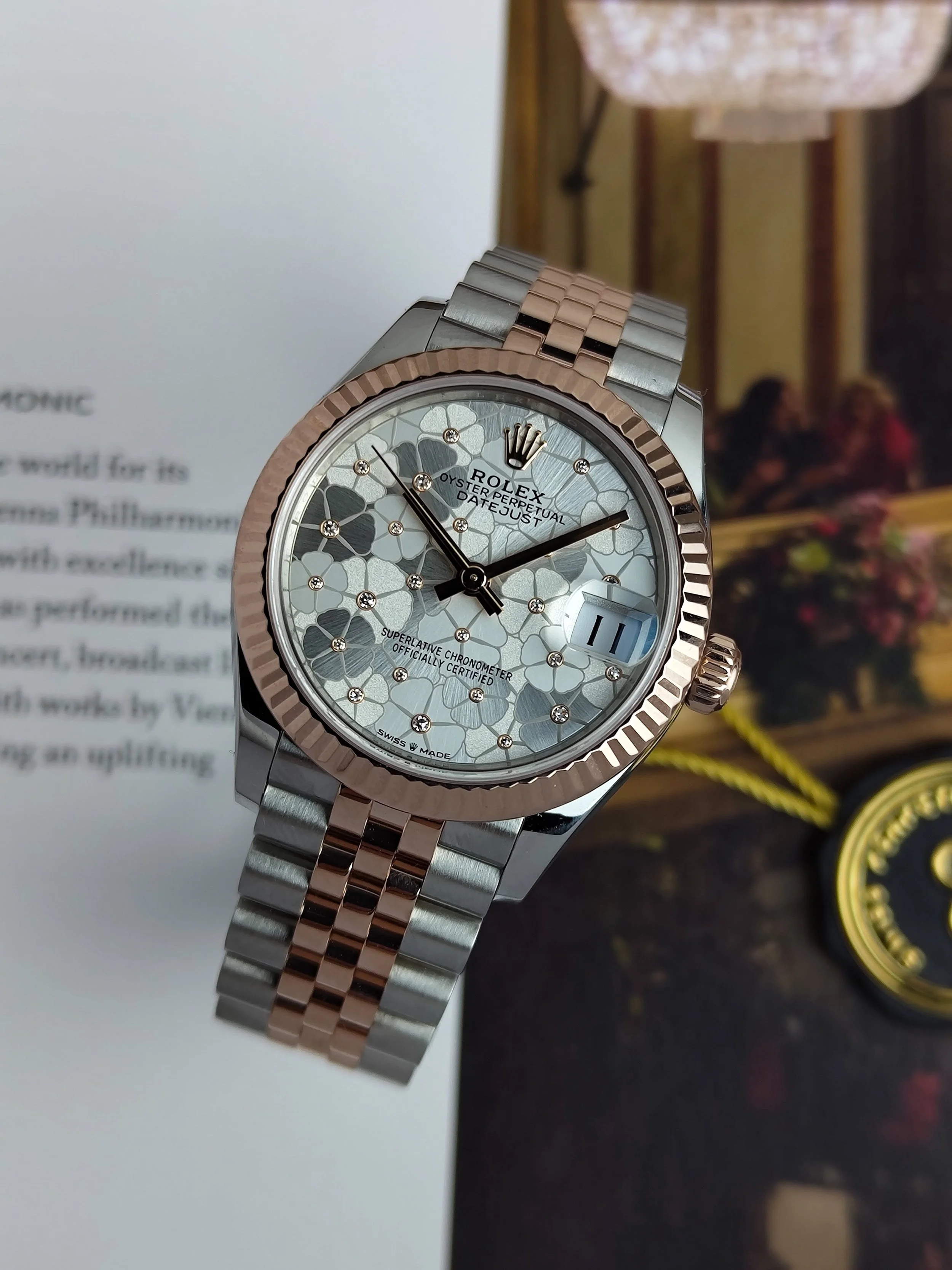 Datejust 31 Floral Dial with Diamonds (2023)