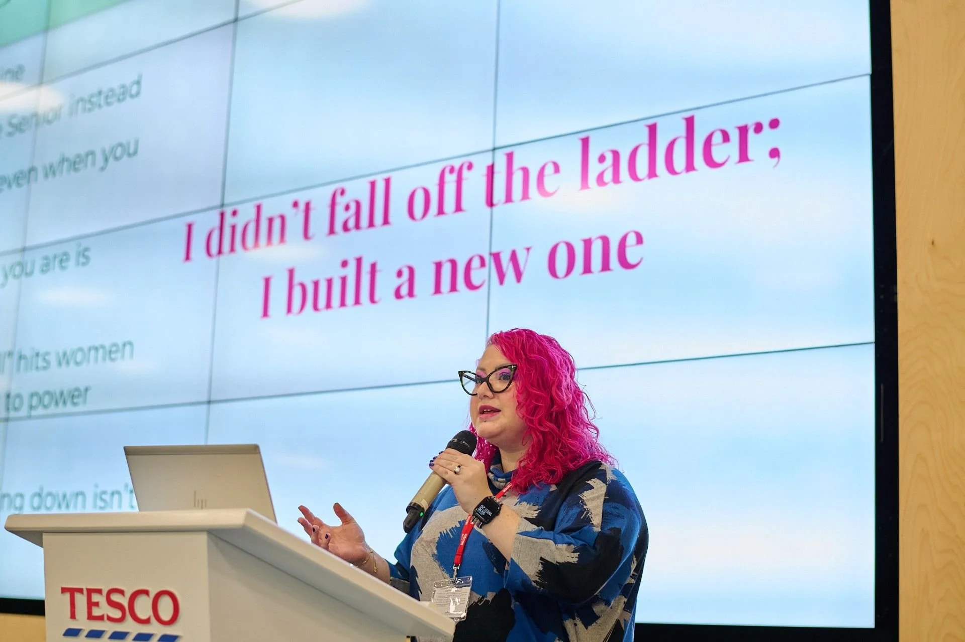 Tesco Keynote: Falling Off the Ladder, Redefining the Climb
