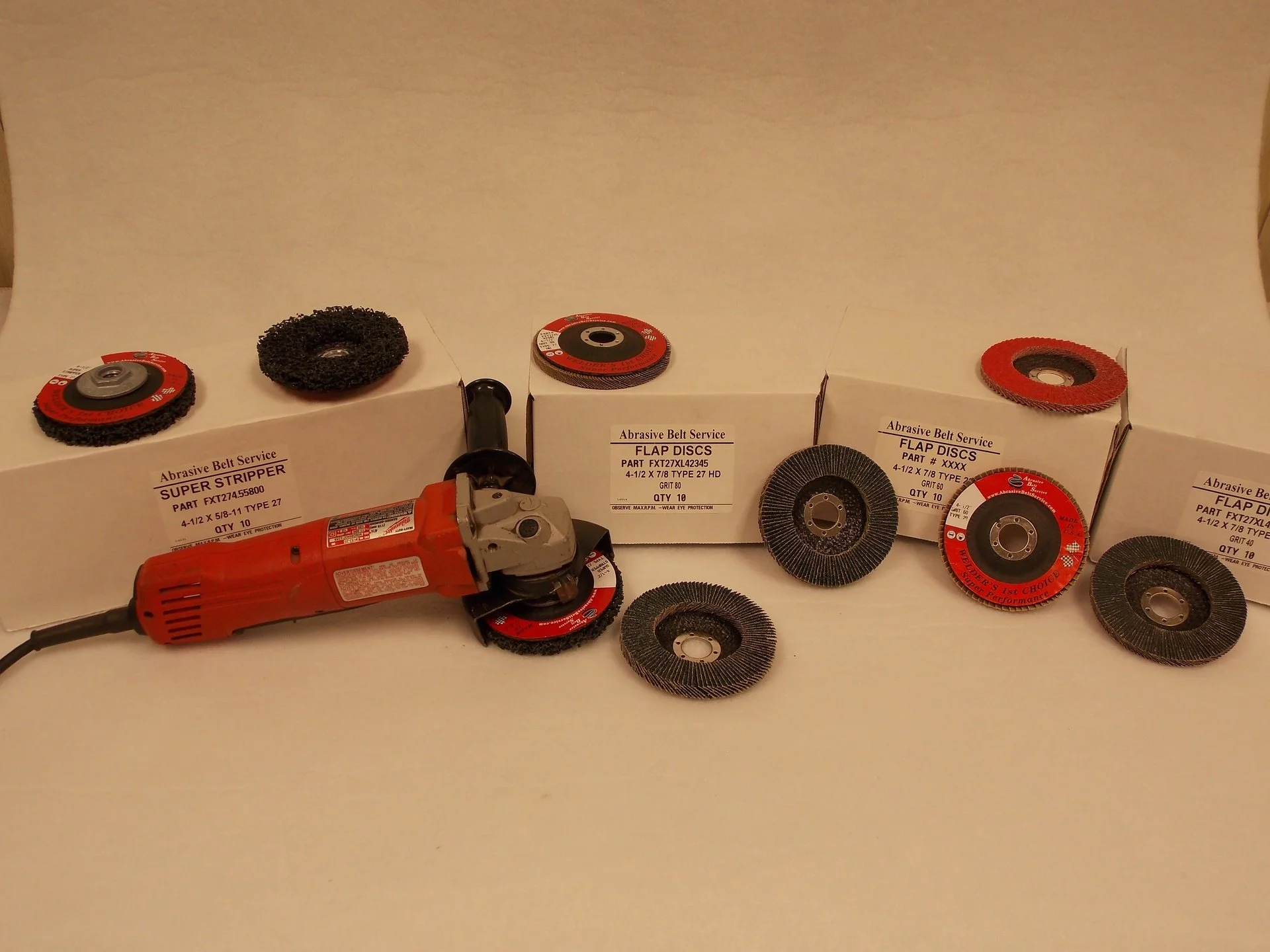 Flap Disc & Grinding Wheels — Abrasive Belt Service
