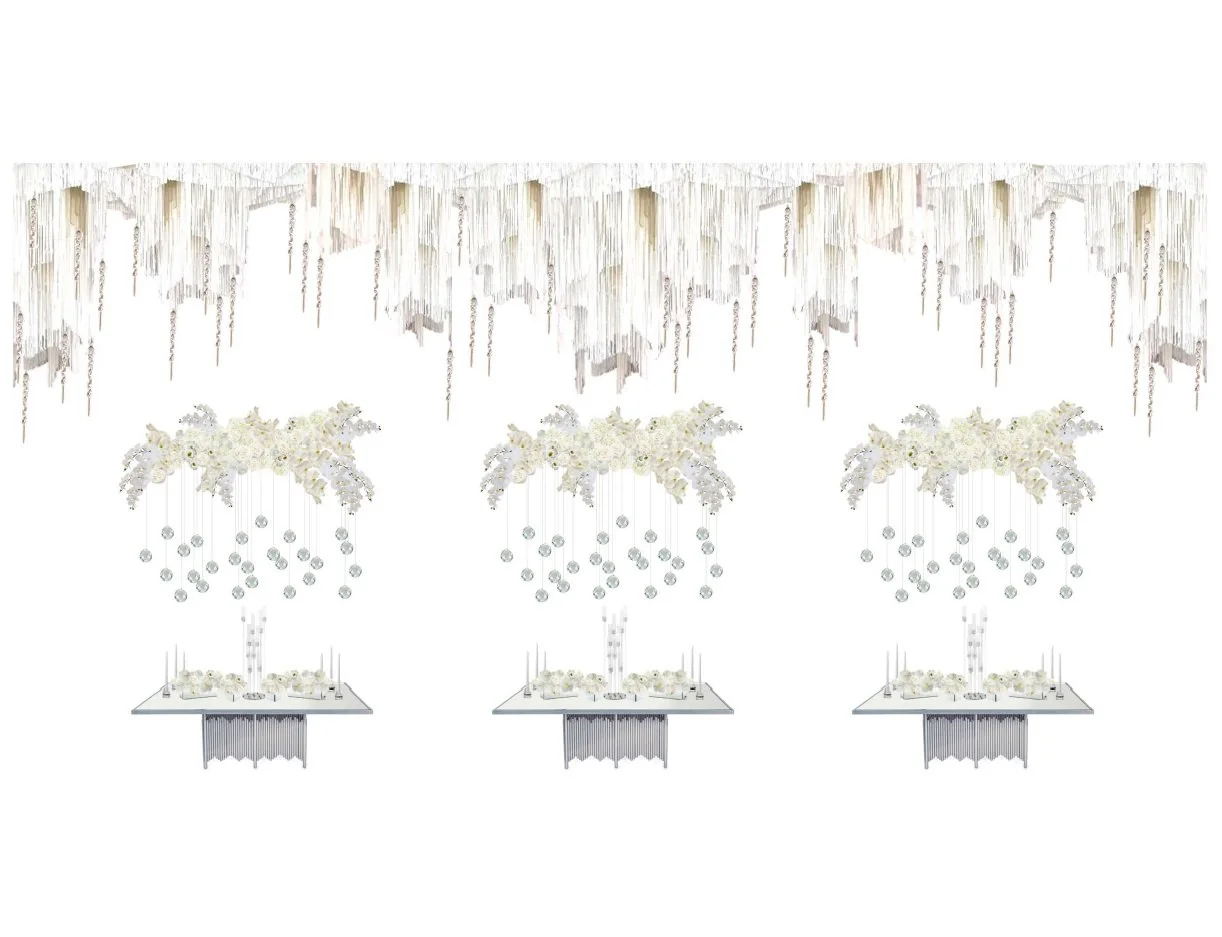 Lily & Angelo's Ceiling Install Renderings Above Rectangle Tables.jpg