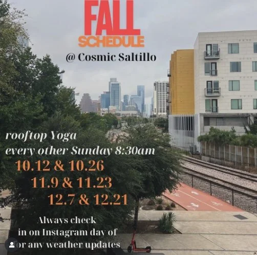 Rooftop Yoga at Cosmic $5