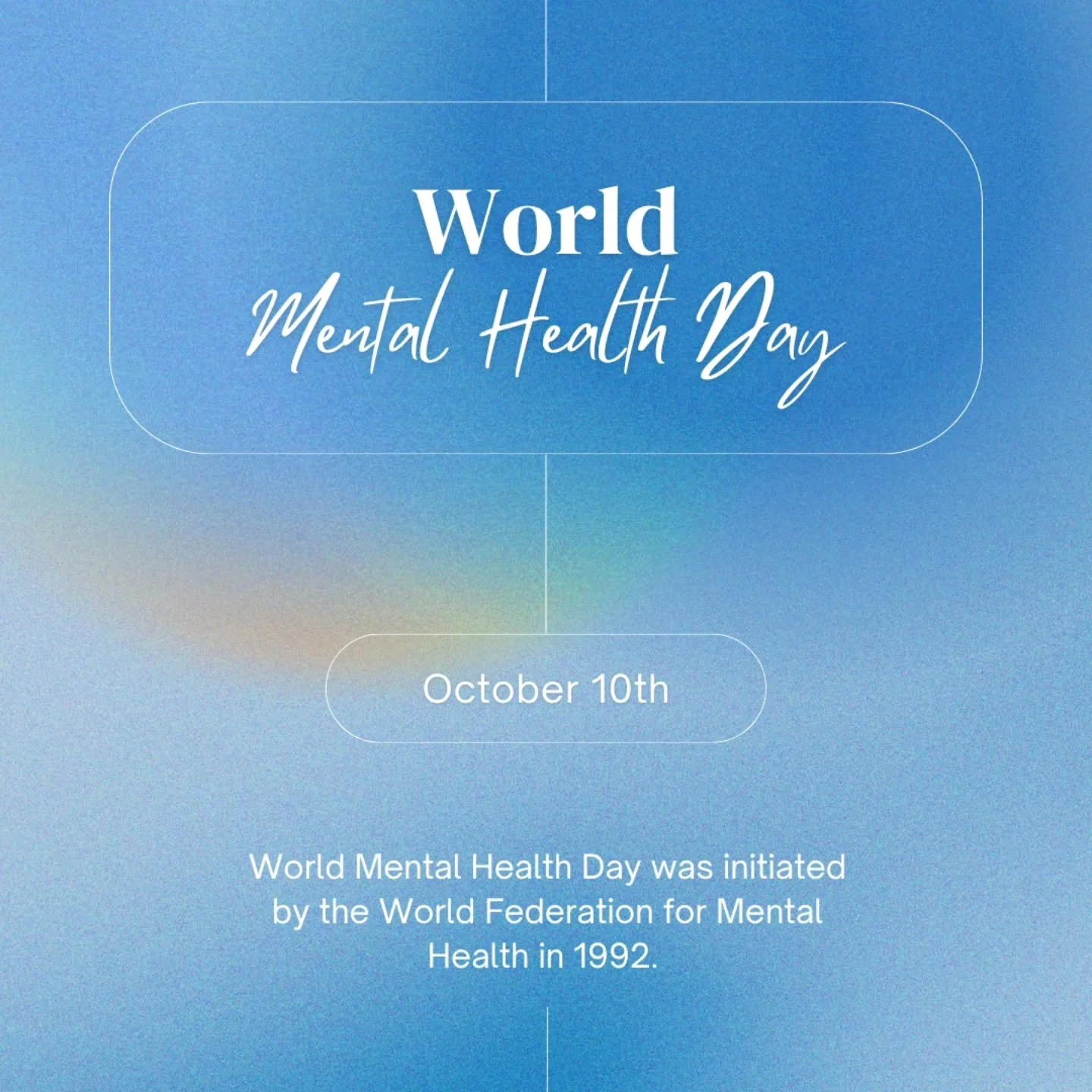 Taking time to bring attention to mental health on the Instagram feed. 
&ldquo;You, yourself, as much as anybody in the entire universe, deserve your love and care.&rdquo; &mdash; Buddha
