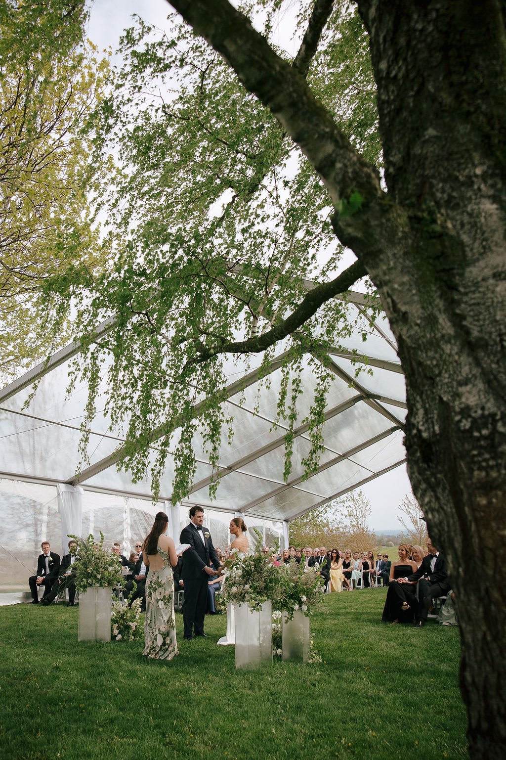 Outdoor wedding at The Farm by Pearle Weddings