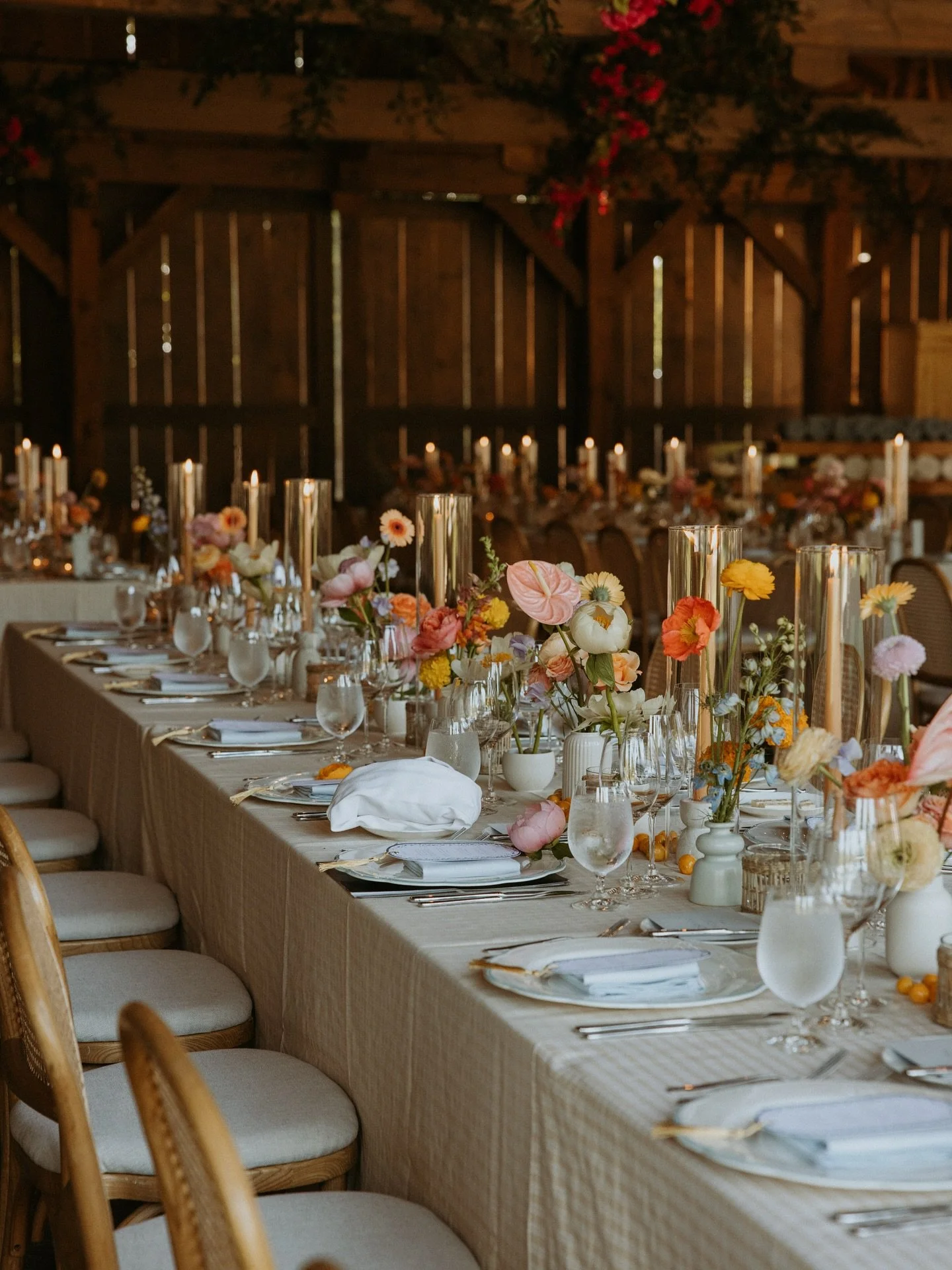 Pretty, pretty colours and the dreamiest wedding details at Langdon Hall for Jackie + Andrew.

This colourful summer wedding will forever make me smile, the palette was pure joy, like looking through a roll of jolly ranchers and mentos in bloom.

Fro