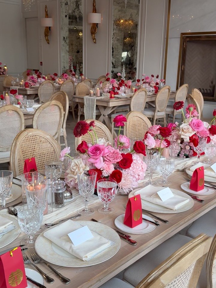 I woke up to more than two feet of snow and everything is now painted white on white on white.
So while working on 2026 proposals, my mind went straight to the boldest, most joy-filled palette of last summer at Elora Mill for Melody + Daniel .

Some 