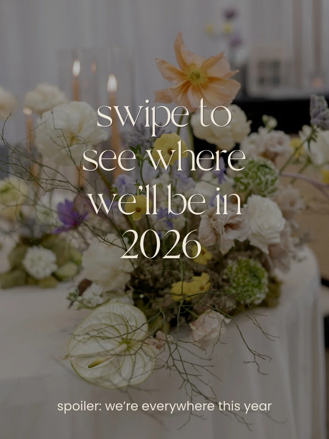 The 2026 wedding season is almost here with our first wedding in March and Wild Vogel is showing up !!!!🌿✨

Swipe through to see where we&rsquo;ll be bringing the florals to life this year. And let me tell you, this lineup has it all. 

From chic, s
