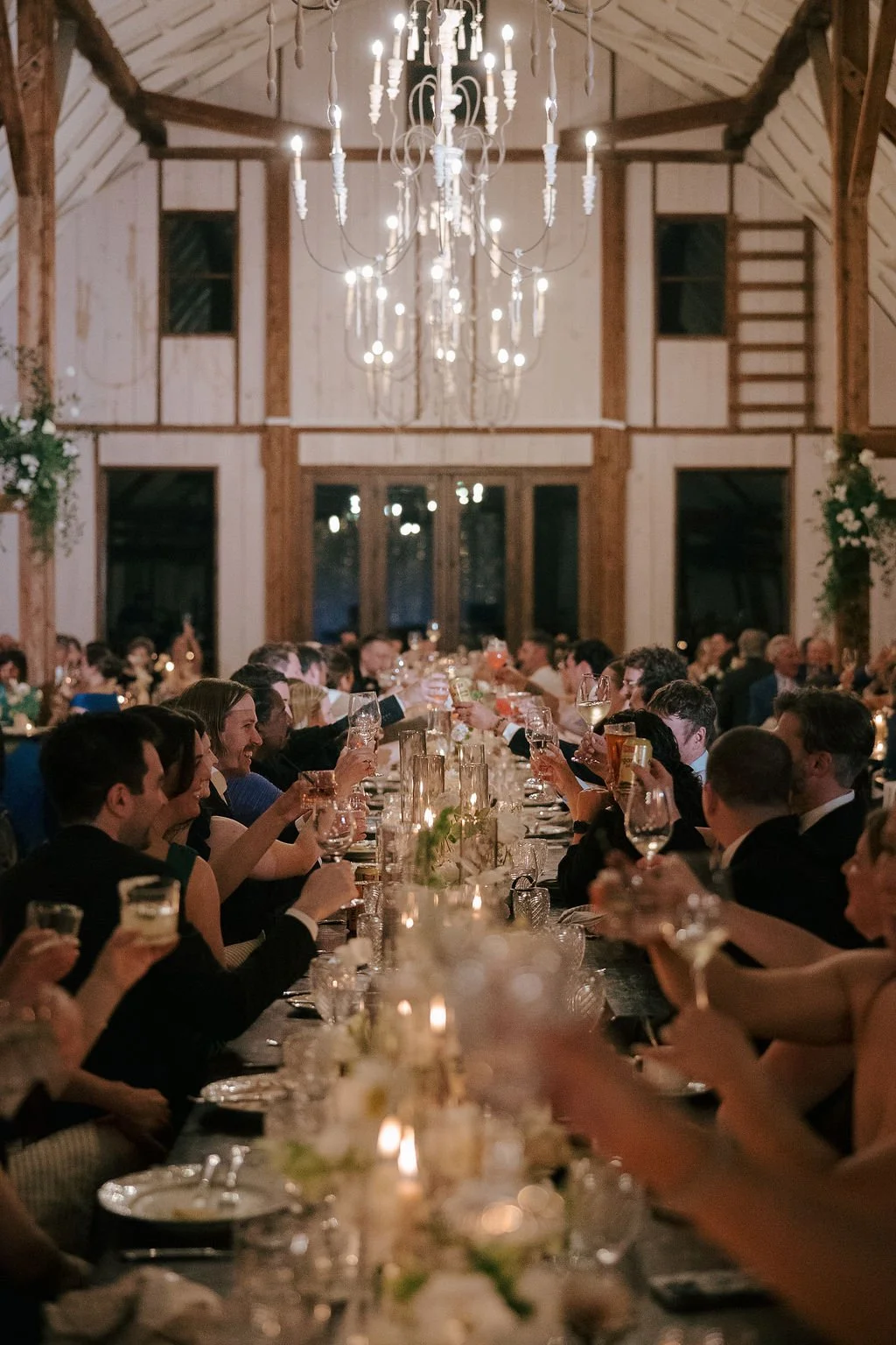 Reception at The Farm by Pearle Weddings