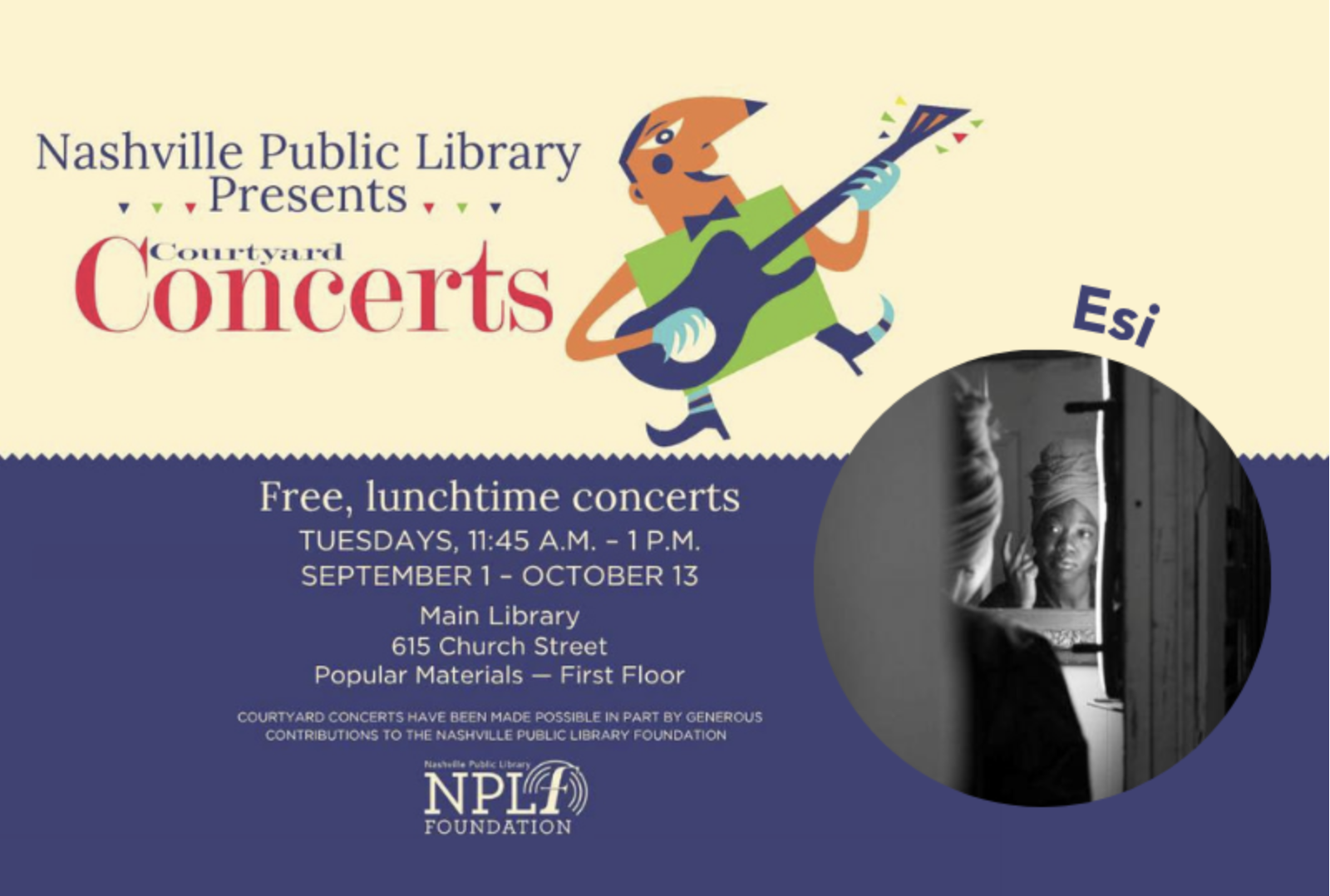 Nashville Public Library: Courtyard Concerts