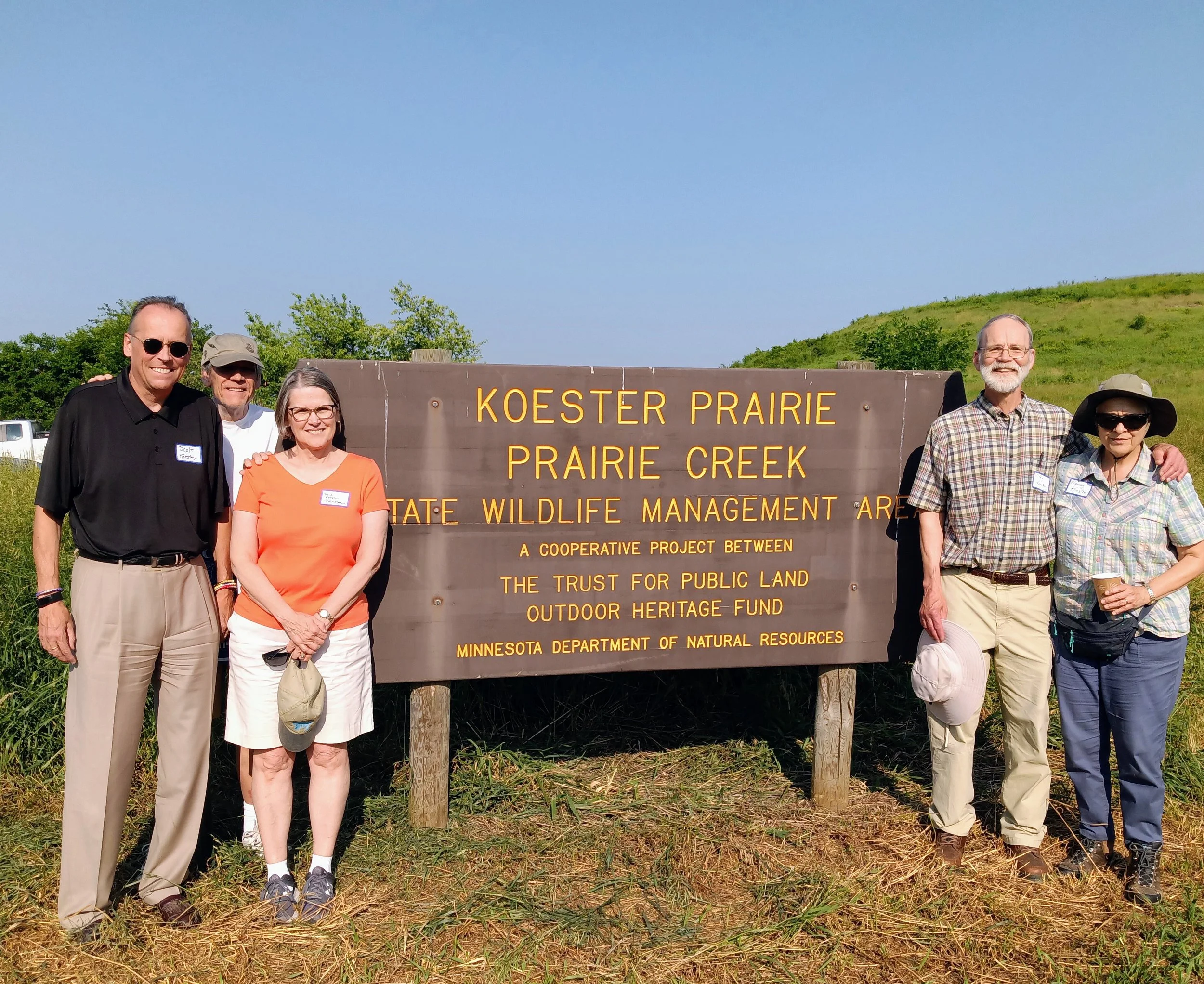 Minnesotans Can Protect and Restore Critical Habitats - Koester Family at Koester Prairie Dedication Event - photo by Alan Kraus.jpg