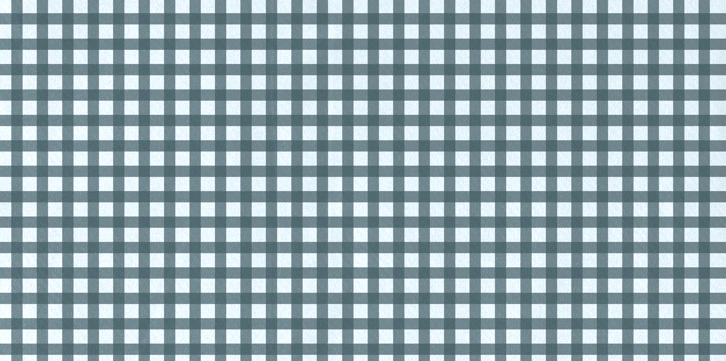 A checkered tablecloth pattern with alternating darker and lighter blue-green squares for wedding, elopement, couples and family photographer in Eastern Ontario.