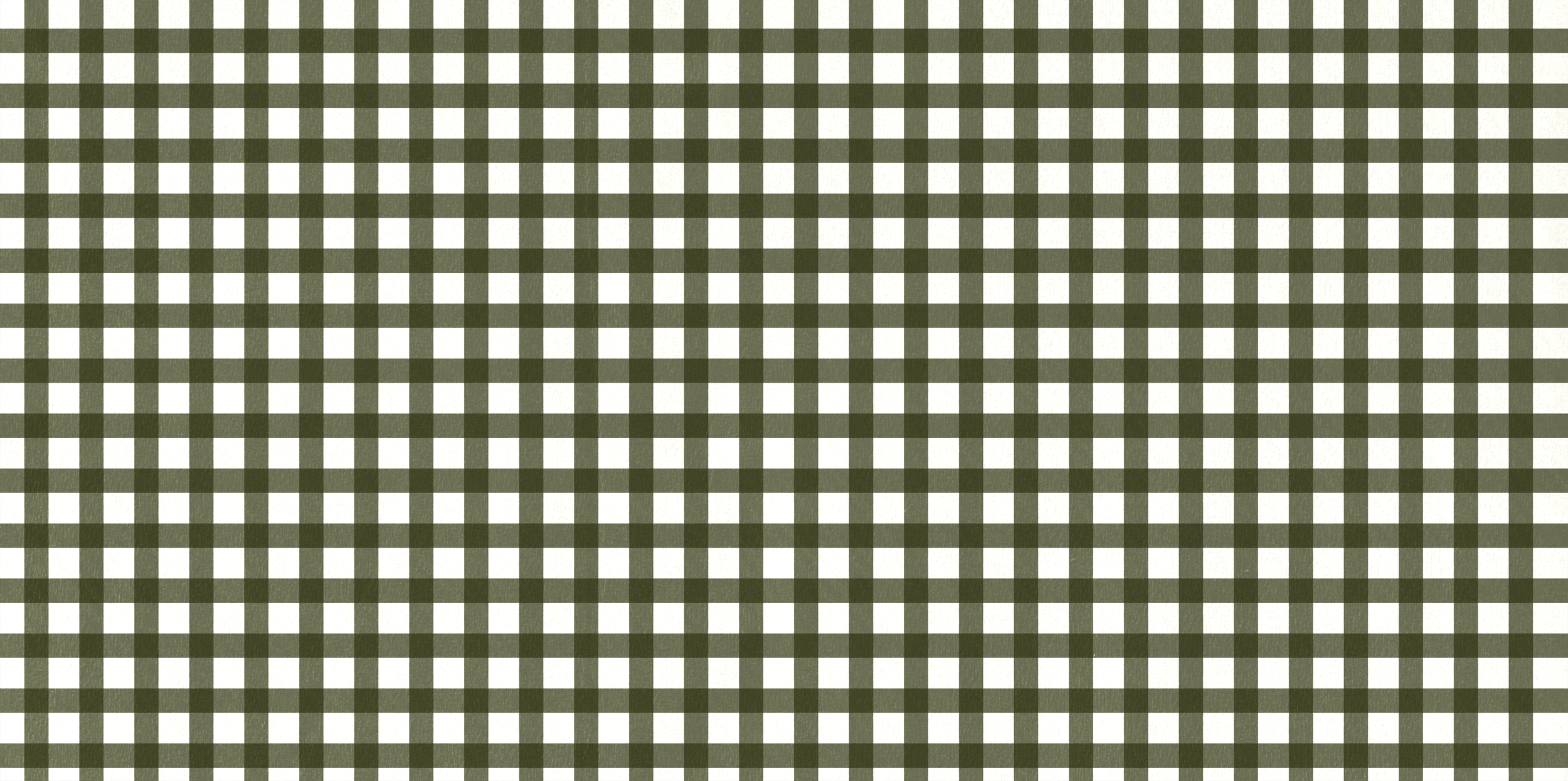 Close-up of green and white gingham checkered tablecloth pattern.