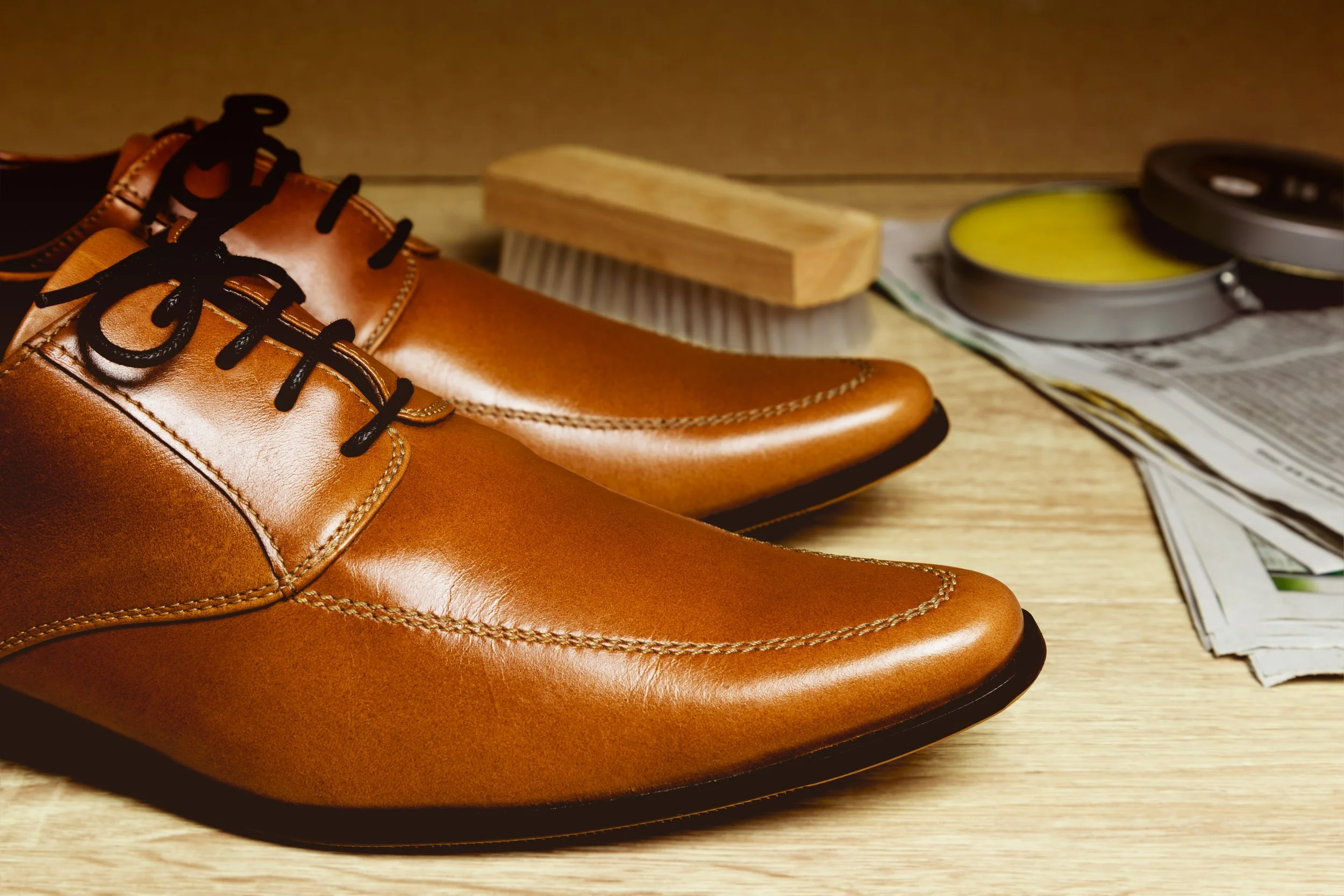 resole leather dress shoes Indianapolis—Cento Shoes before and after