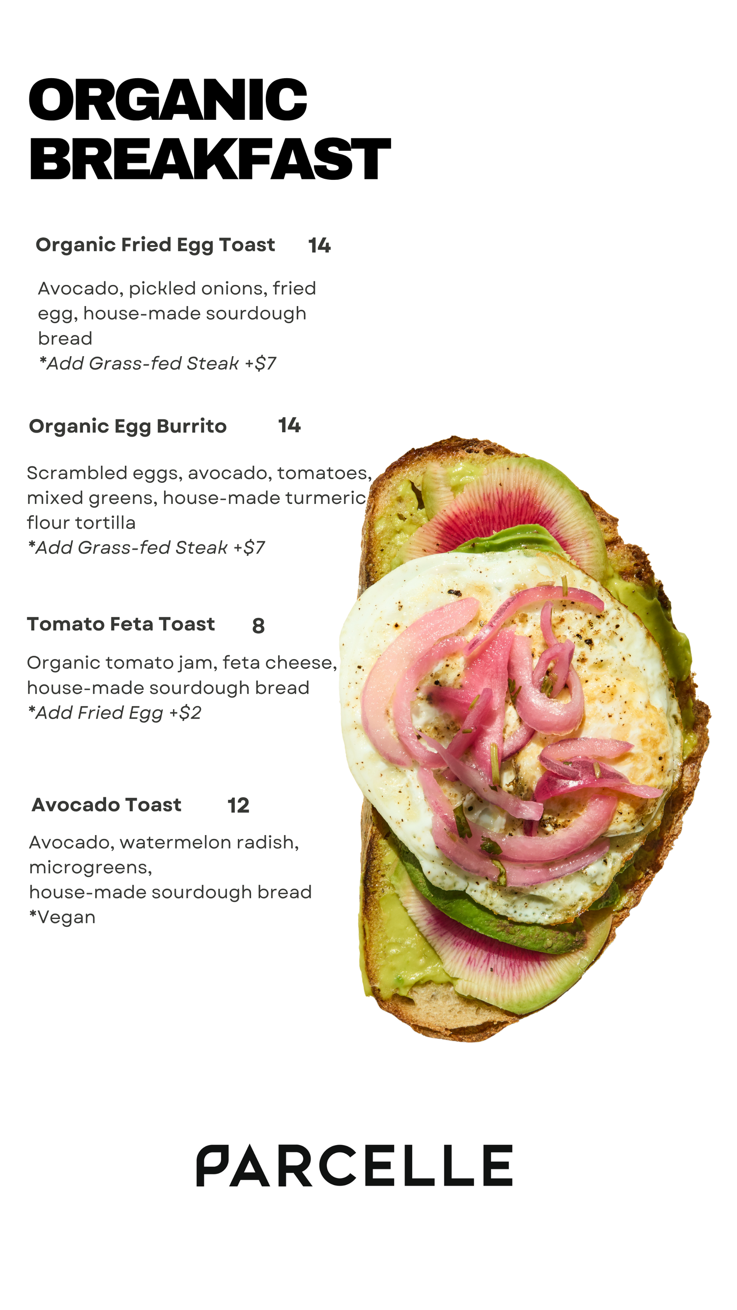 Menu — Parcelle