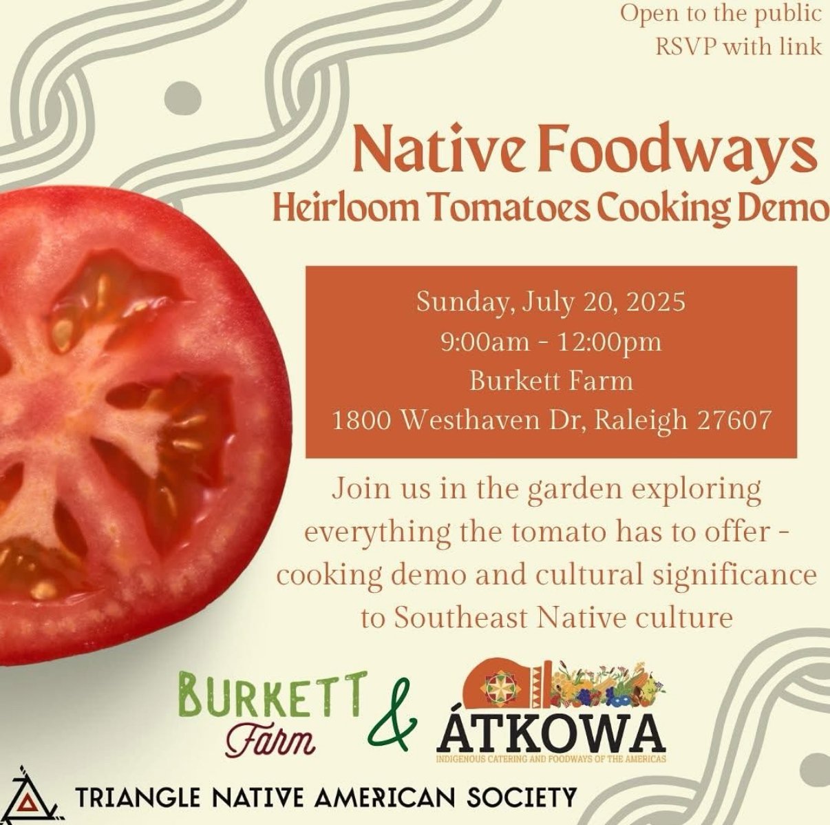 Native Foodways: Heirloom Tomato Cooking Demo