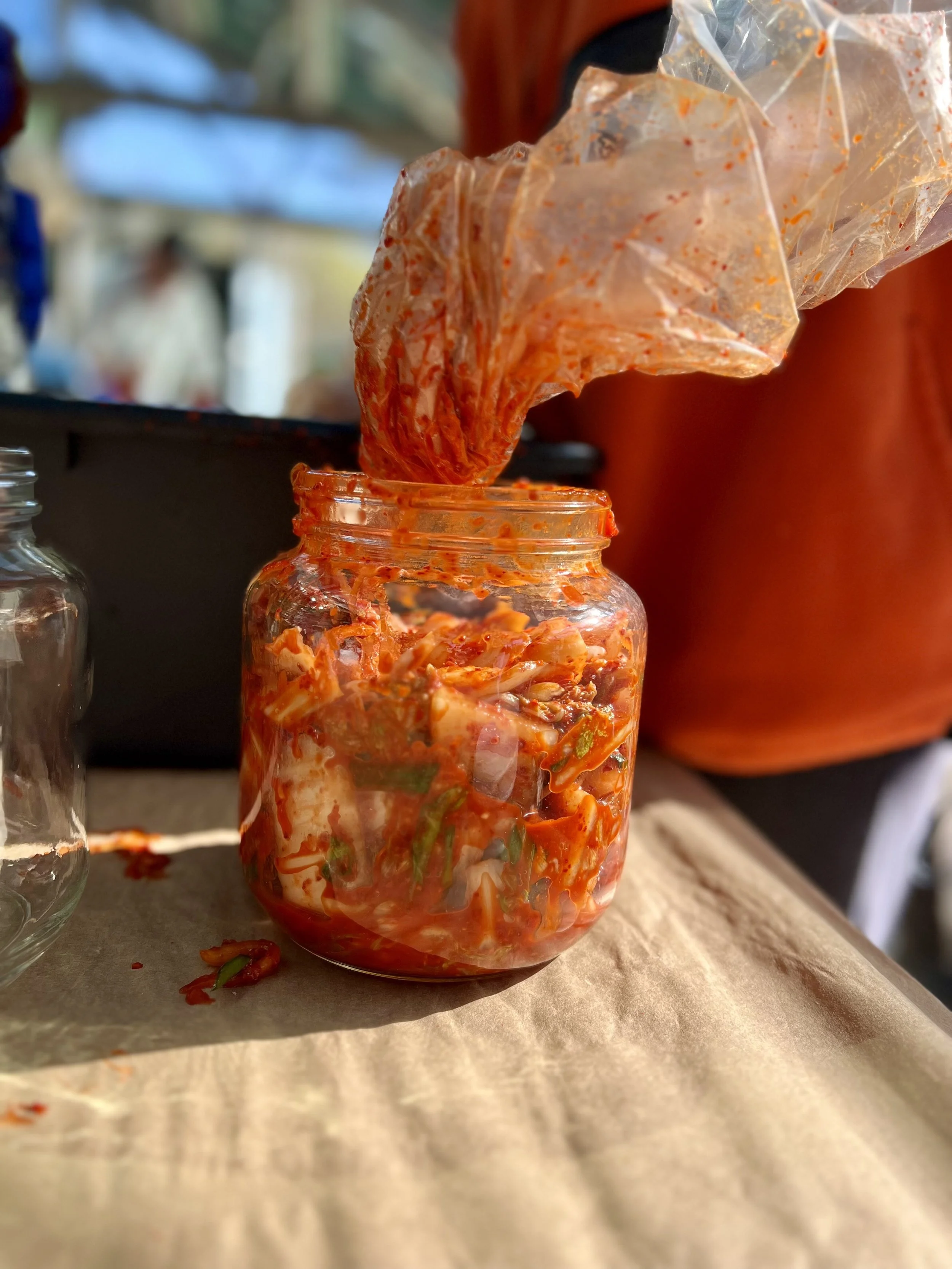 Kimchi Workshop with the Kwons!